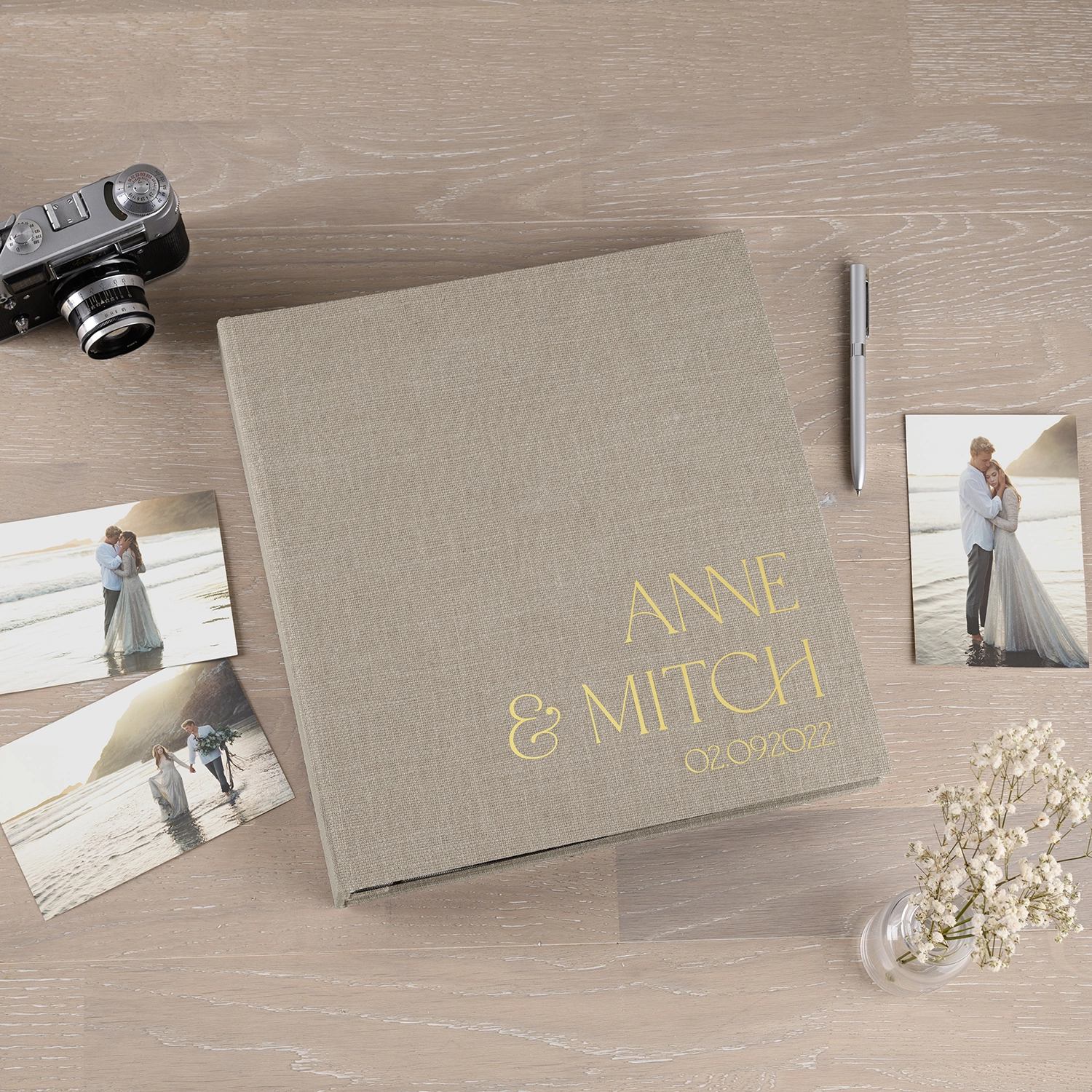 Linen Slip In Photo Album for 100-1000 4x6 Photos - Image 2