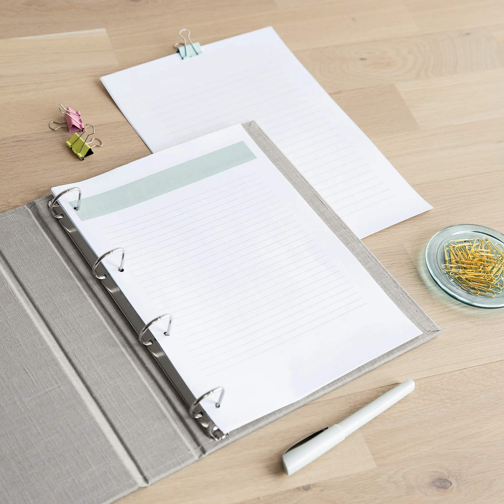 Linen Ring Binder UV - Image 5