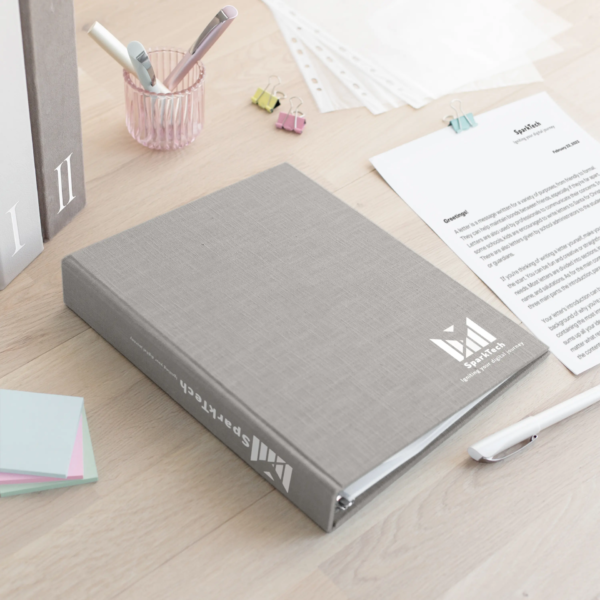 Linen Ring Binder UV