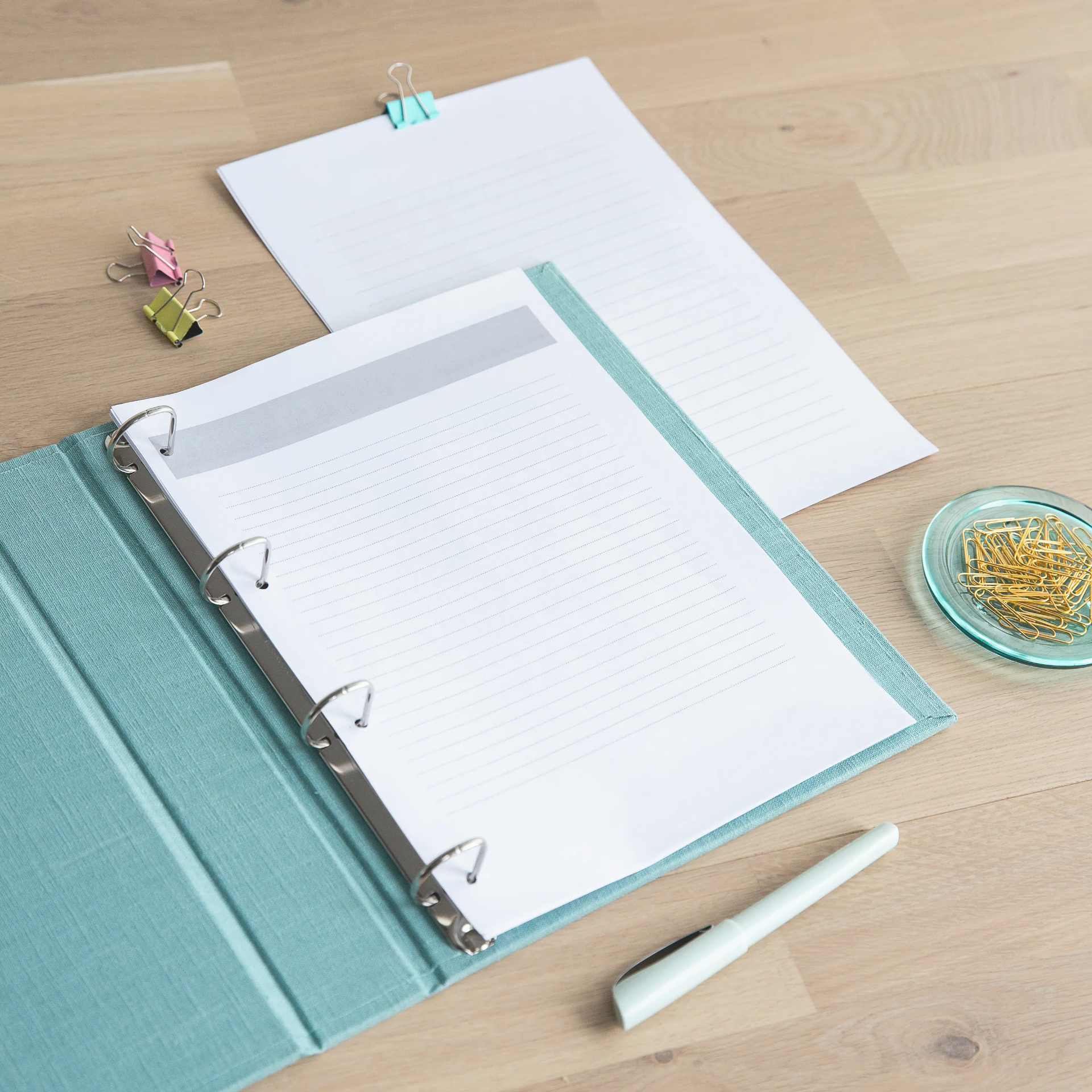 Linen Ring Binder - Image 4