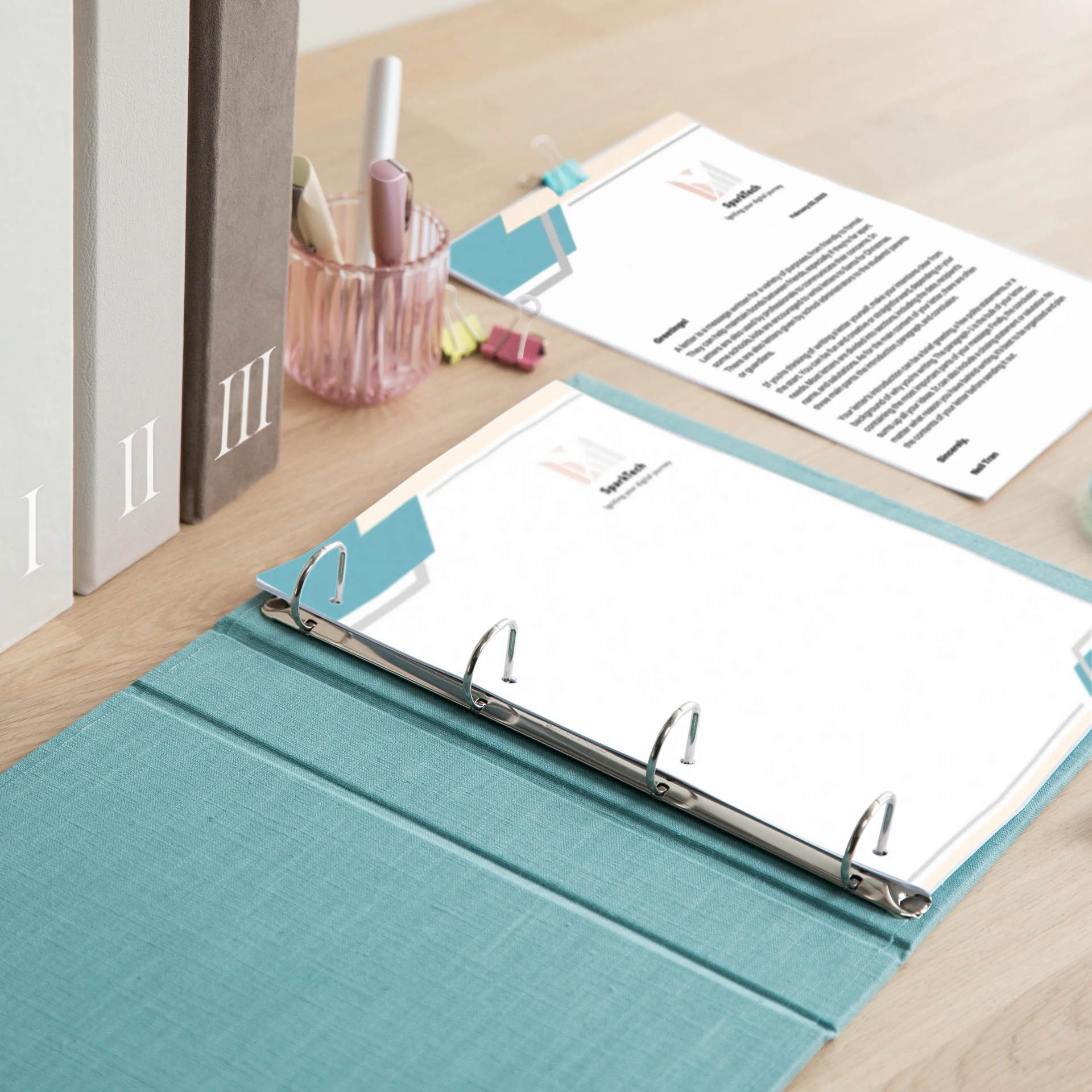 Linen Ring Binder - Image 5
