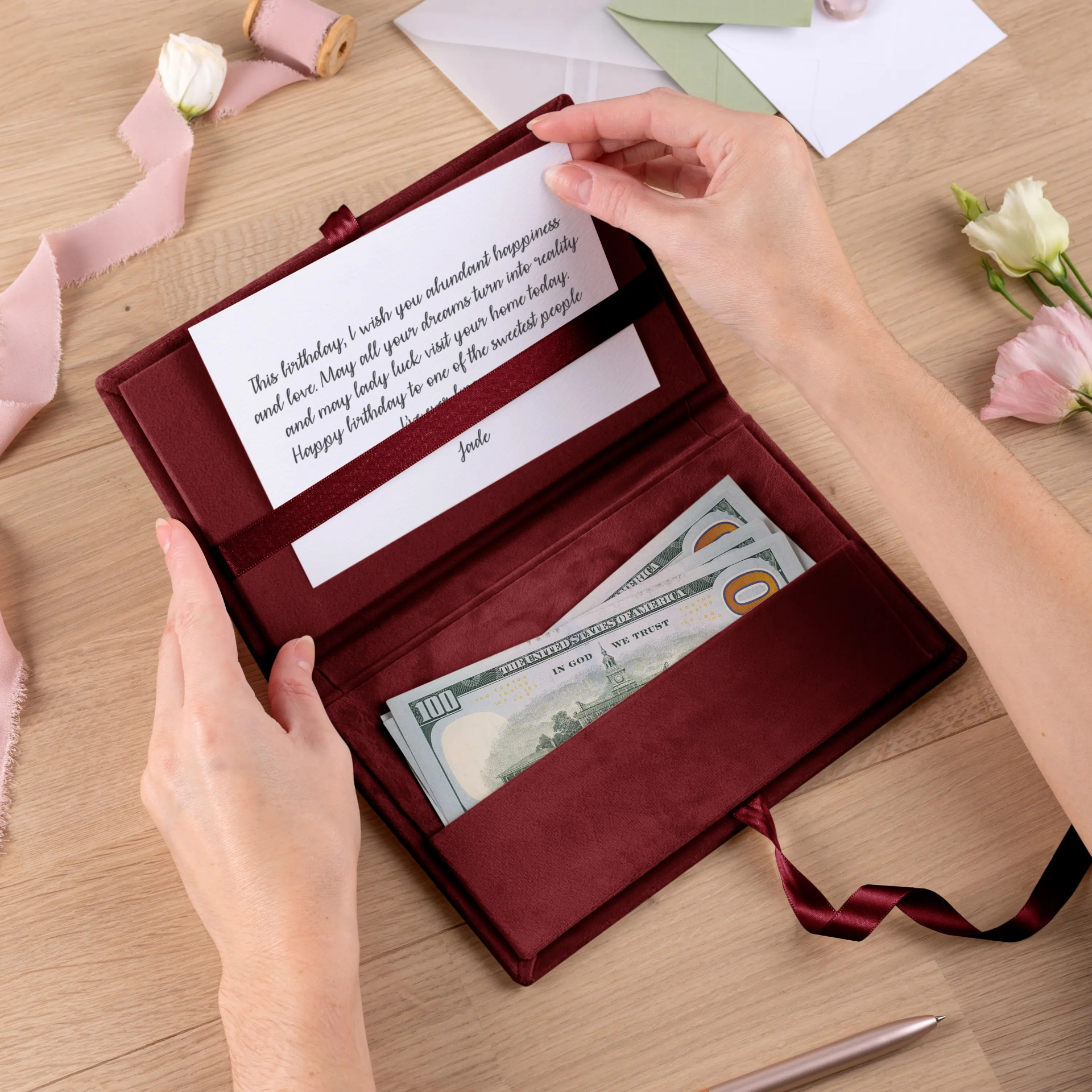 Velvet Money Envelope - Image 3
