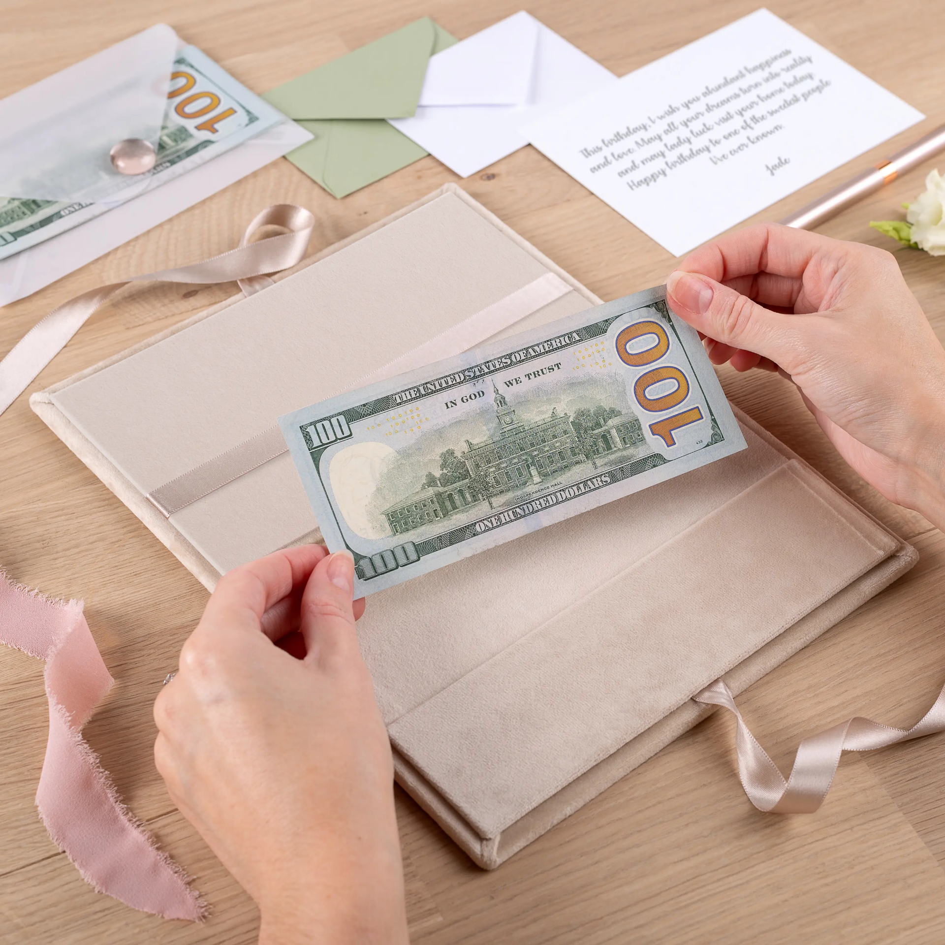 Velvet Money Envelope