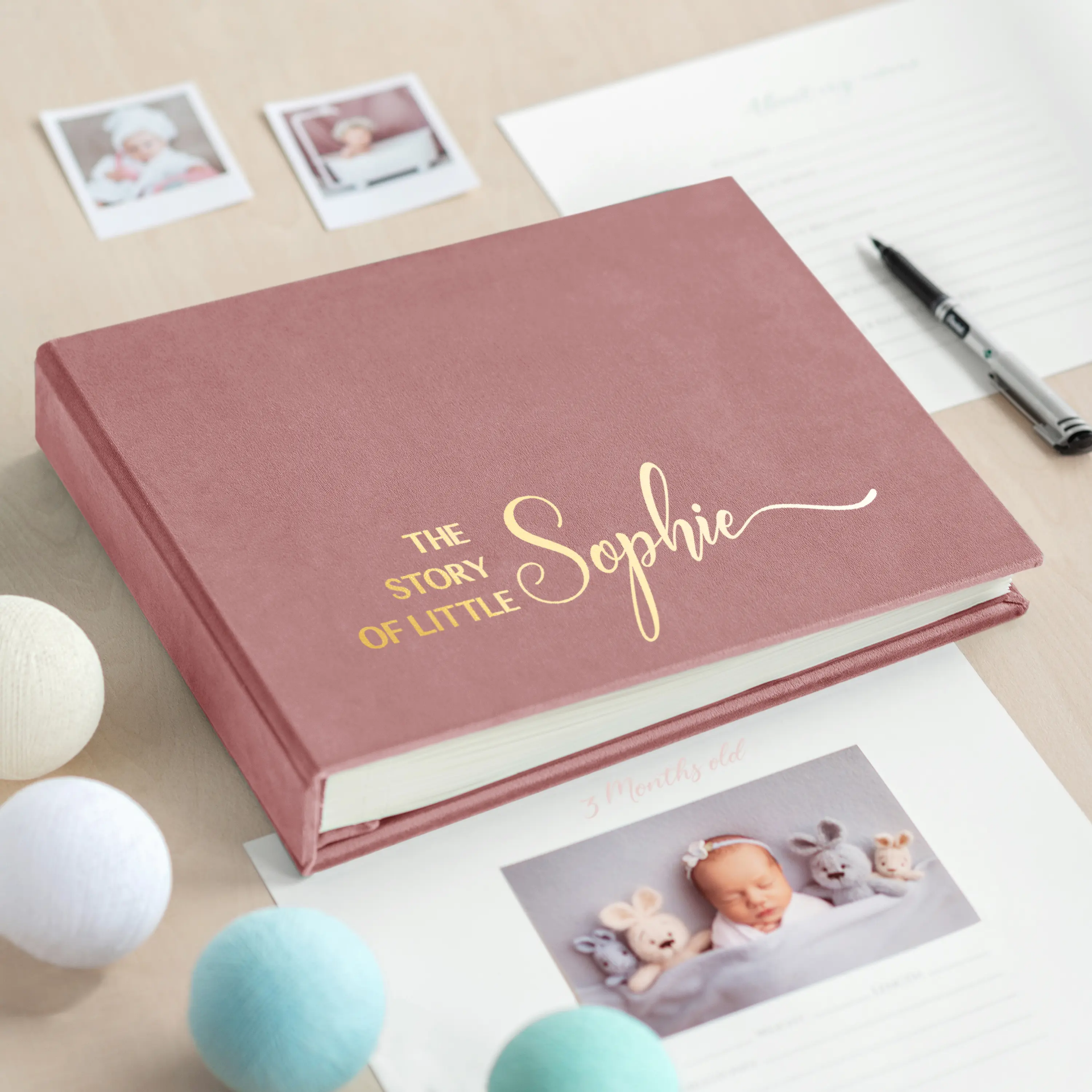 Velvet Baby Photo Book #B24 - Image 3