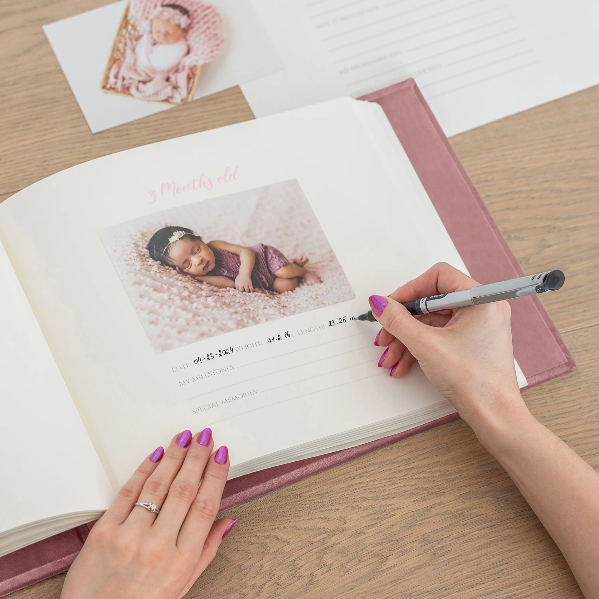 Velvet Baby Photo Book #B24 - Image 2