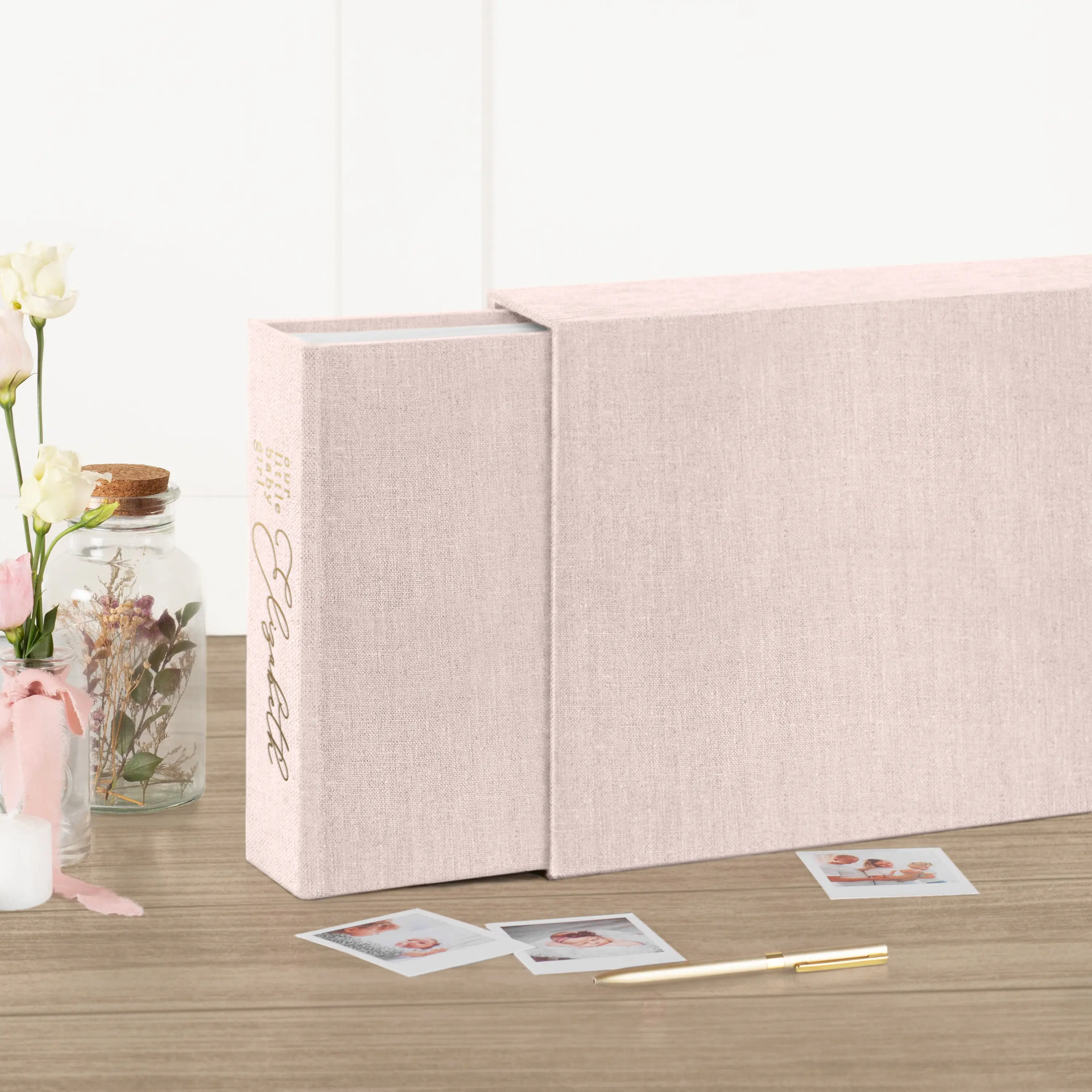 Linen Baby Photo Book - Image 5