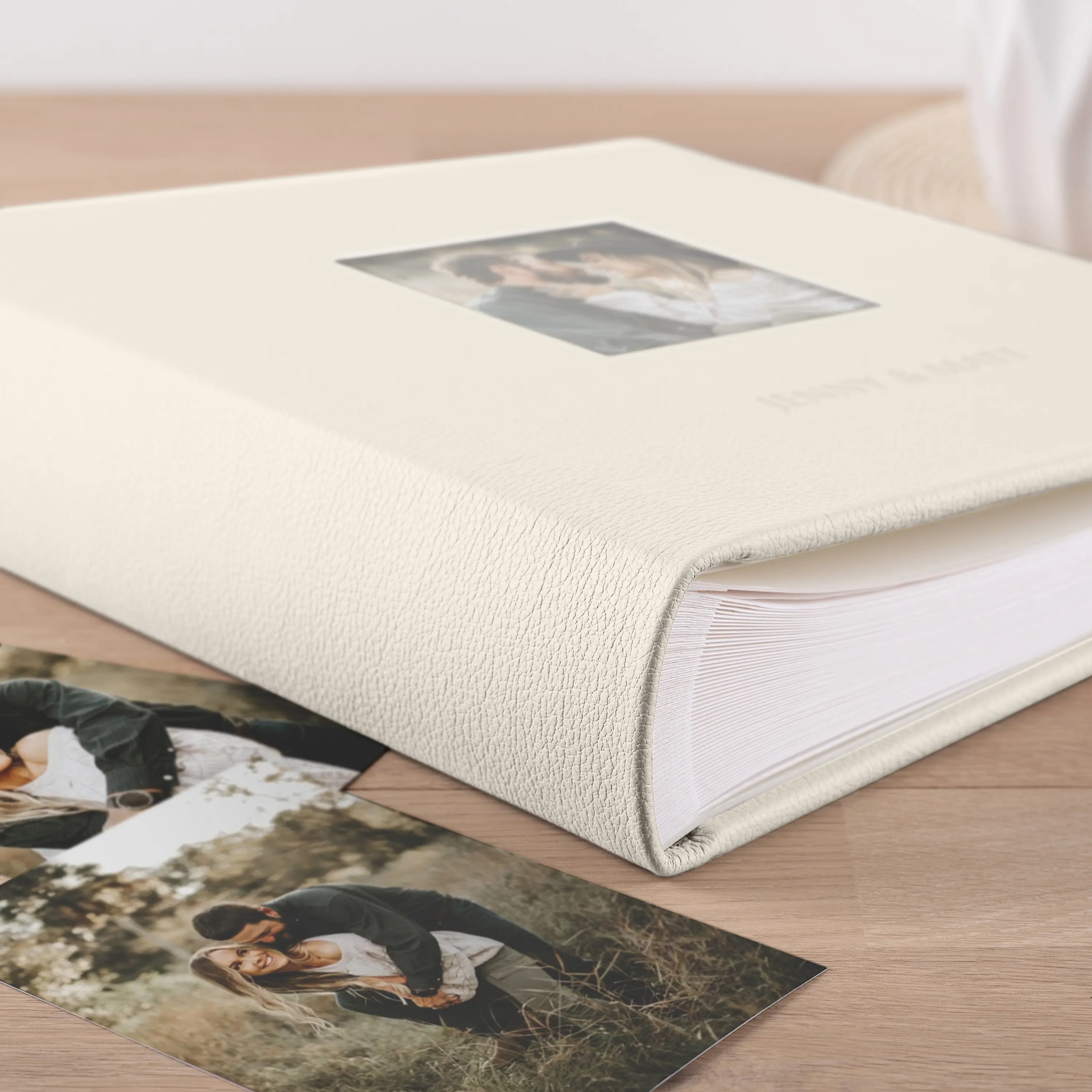 Eco Leather Traditional Photo Album Photo Window - Image 4