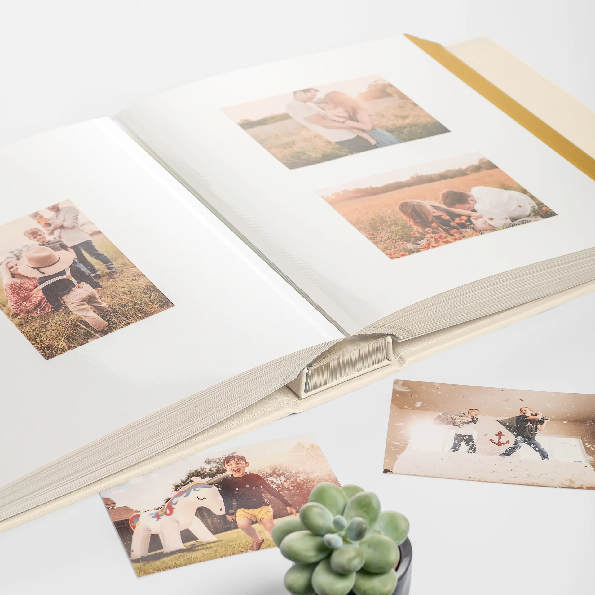 Eco Leather Self Adhesive Photo Album Photo Window - Image 4