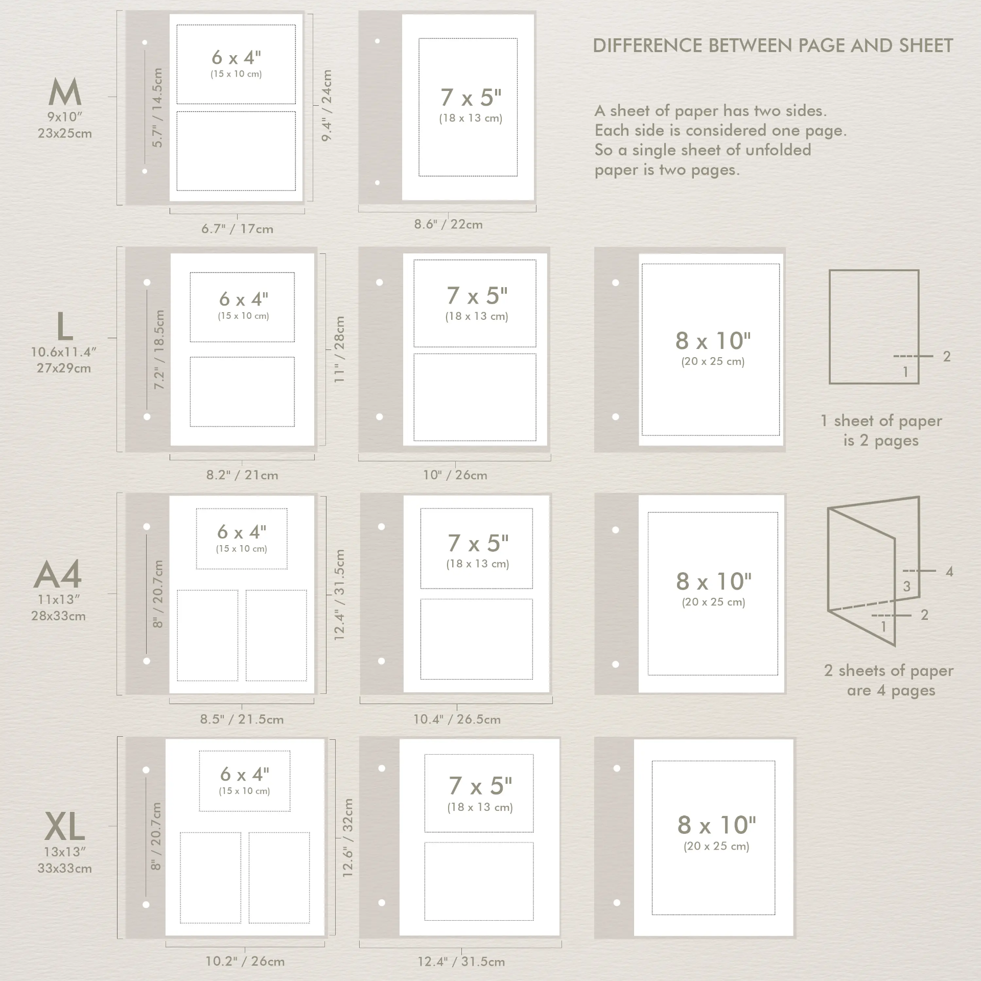 Eco Leather Self Adhesive Photo Album Photo Window - Image 6