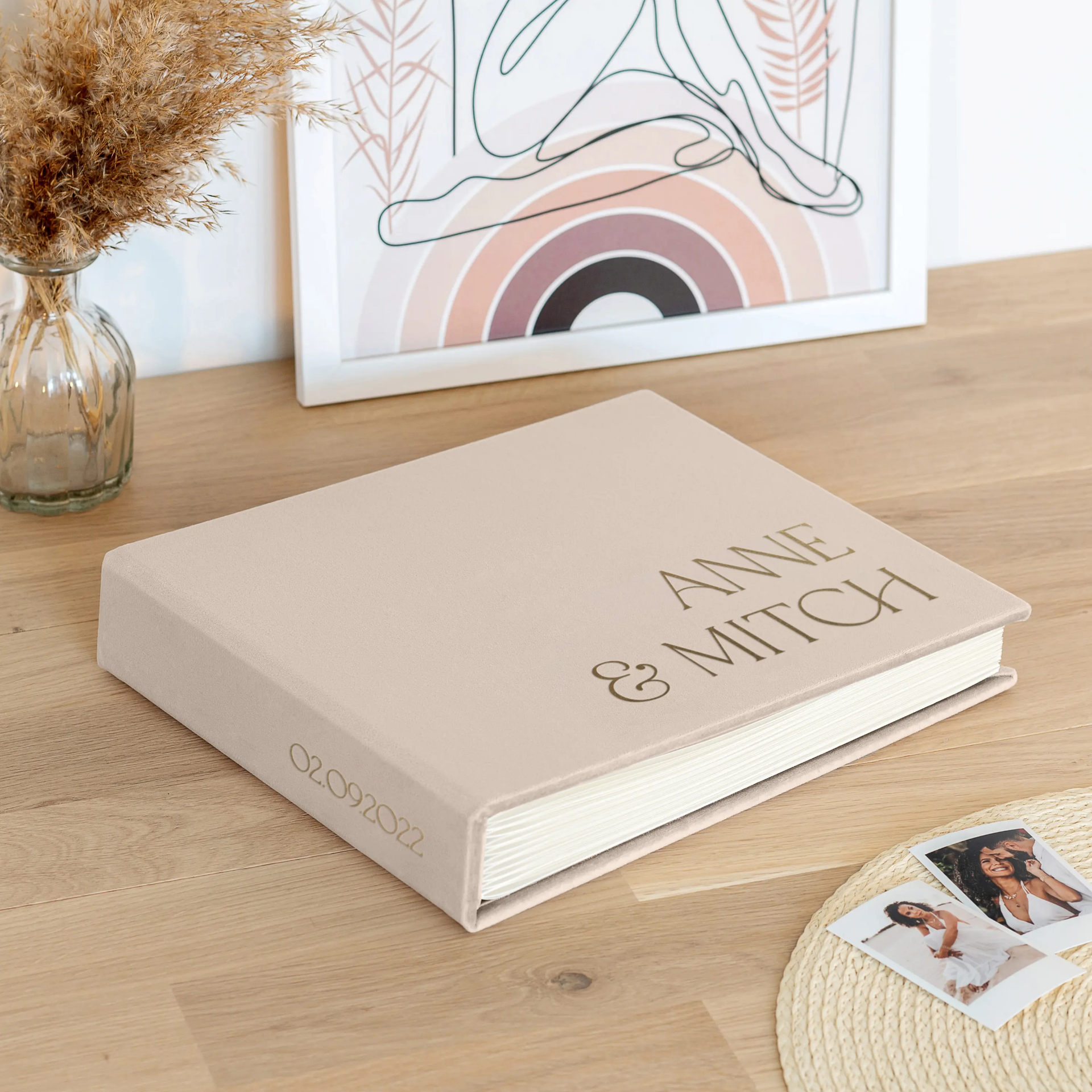 Velvet Wedding Guest Book - Image 2