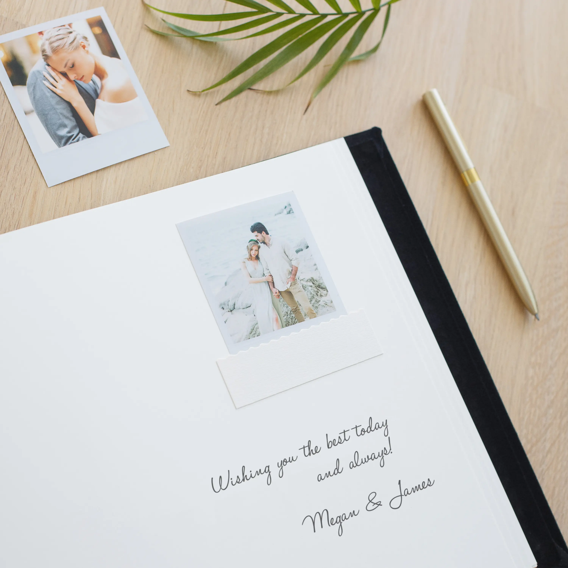 Velvet Wedding Guest Book - Image 4