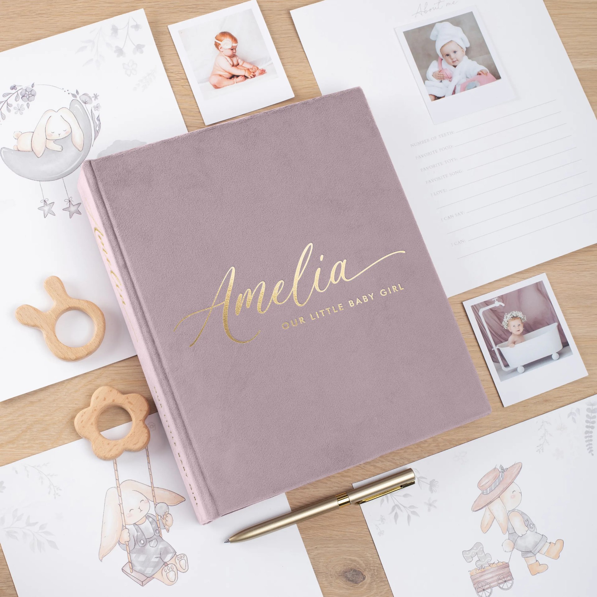 Velvet Baby Photo Book Limited Bunny Edition