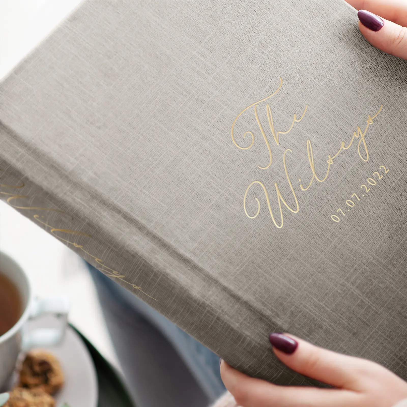 Linen Slip In Photo Album for 300 4x6 Photos - Image 3