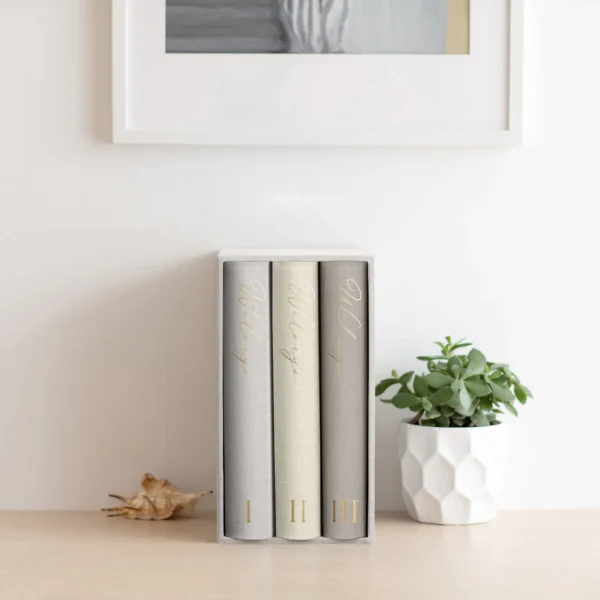 Linen Slip In Photo Album for 300 4x6 Photos