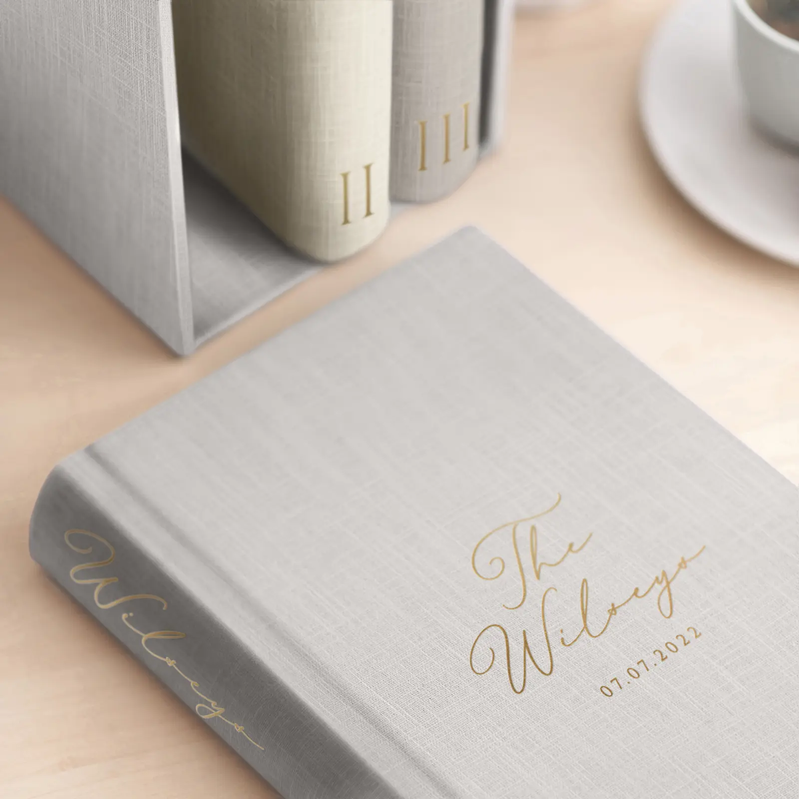 Linen Slip In Photo Album for 300 4x6 Photos - Image 4