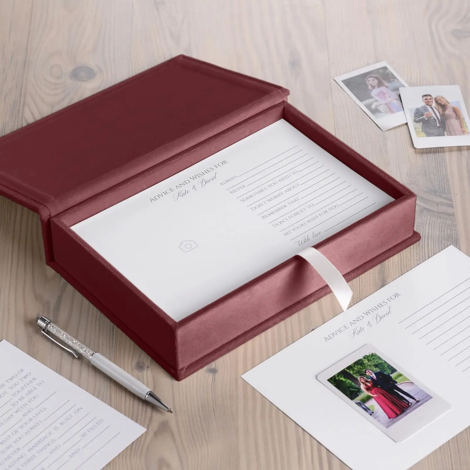 Velvet Box + Wedding Advice Cards - Image 5