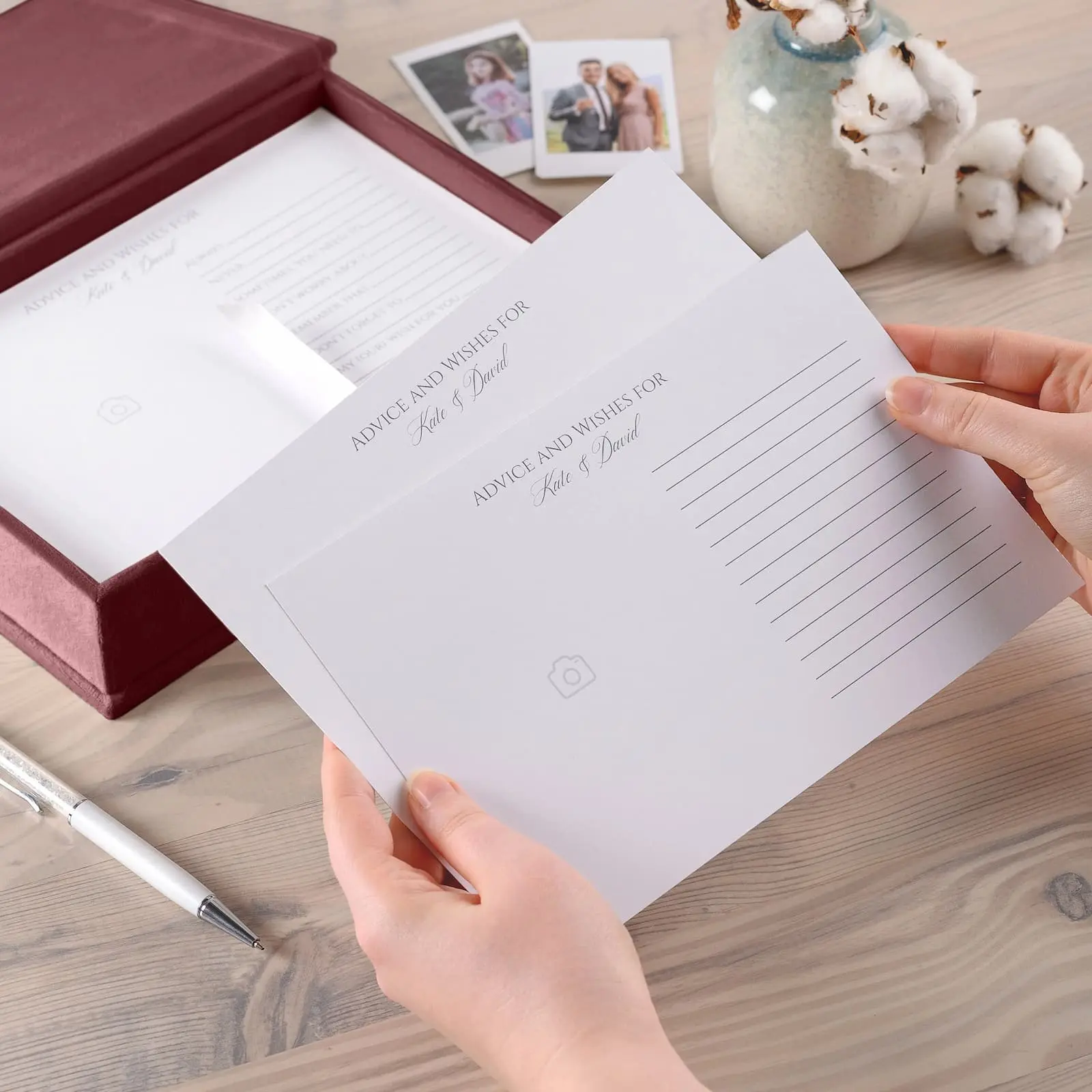 Velvet Box + Wedding Advice Cards - Image 3