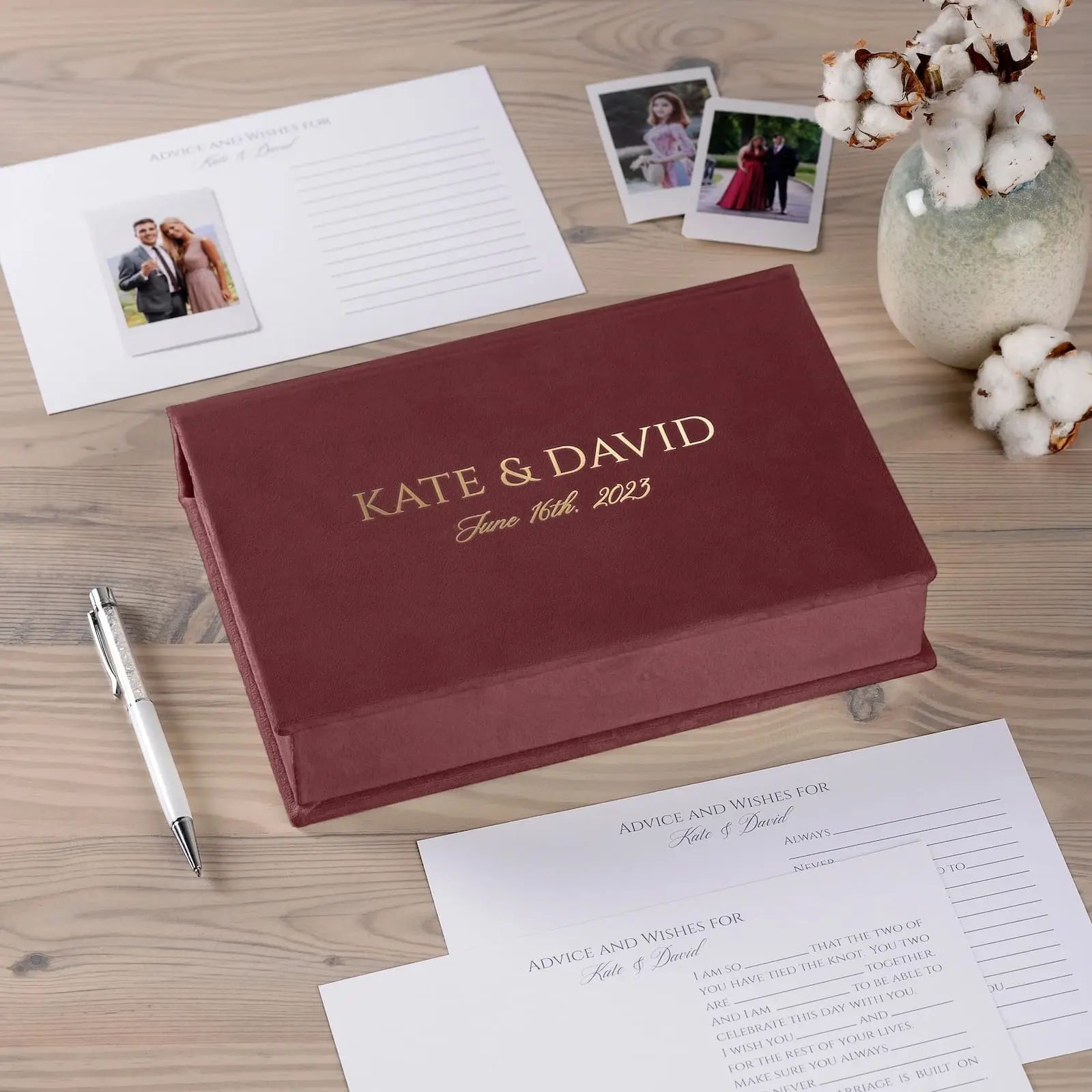 Velvet Box + Wedding Advice Cards - Image 2