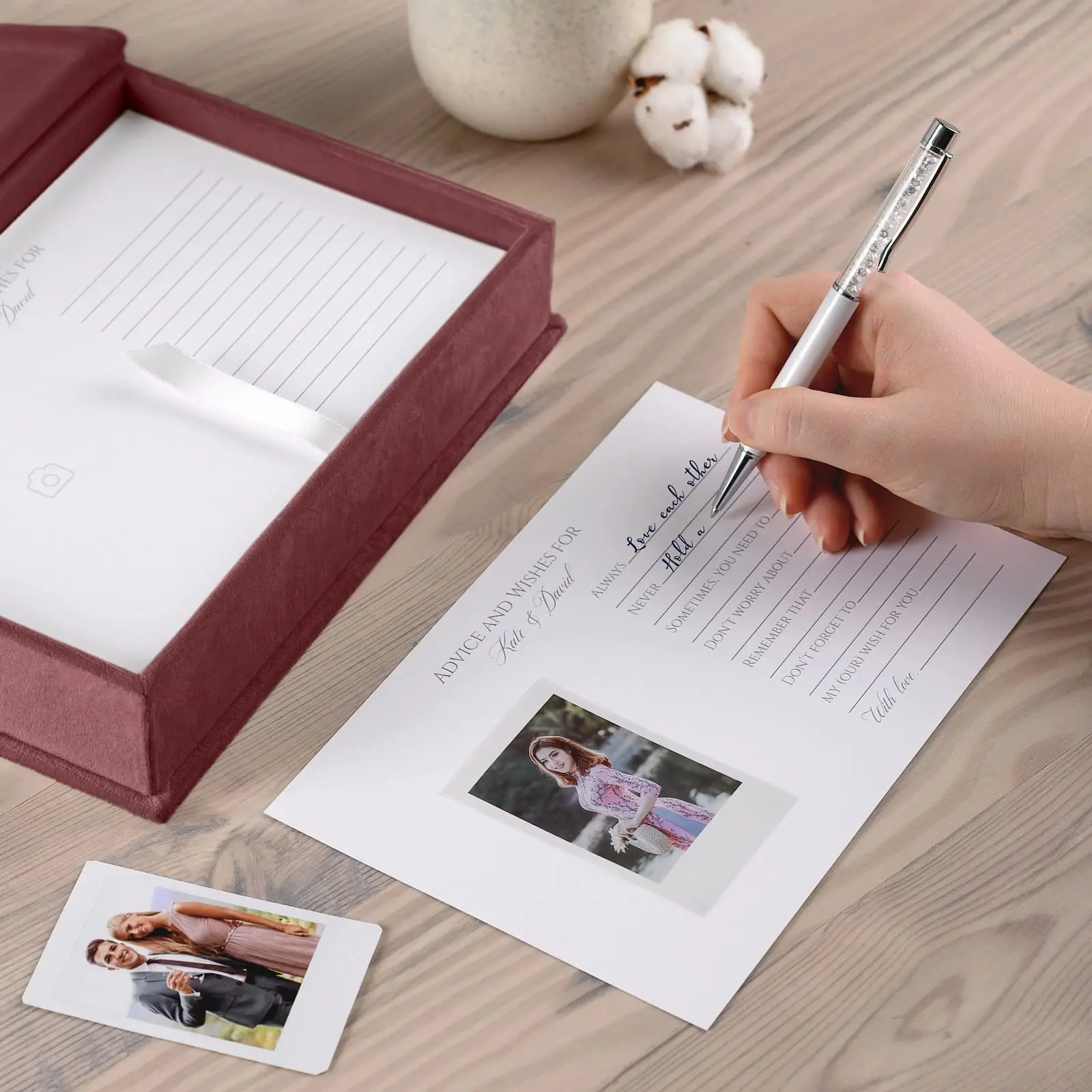 Velvet Box + Wedding Advice Cards - Image 4