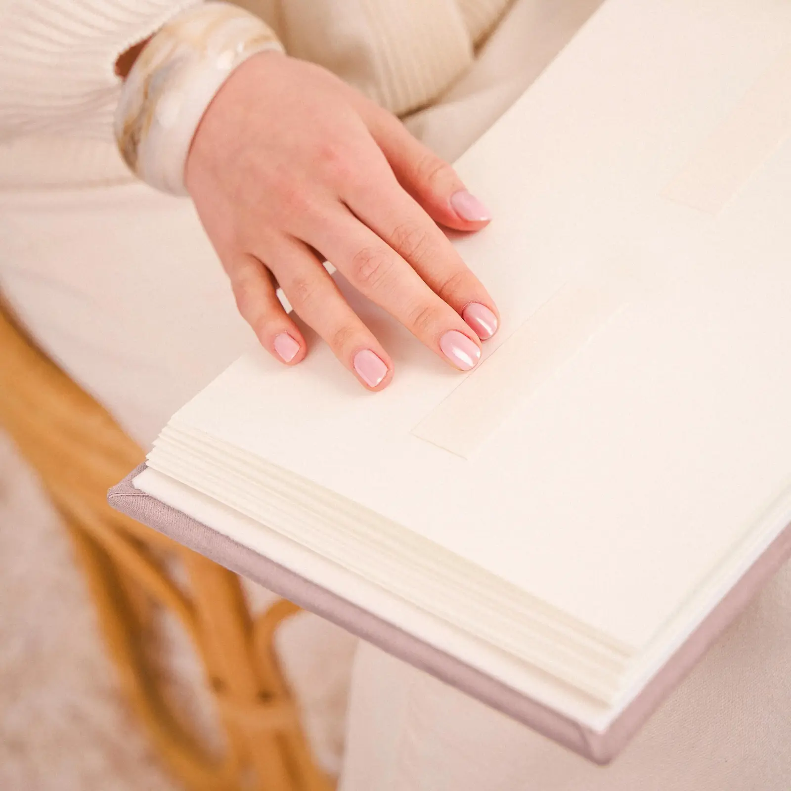 Velvet Baby Shower Book, Design B245 - Image 4
