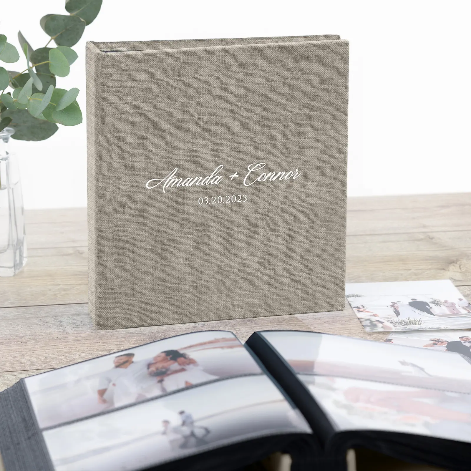 Linen Slip In Photo Album for 40-400 4x6 or 5x7 Photos - Image 3