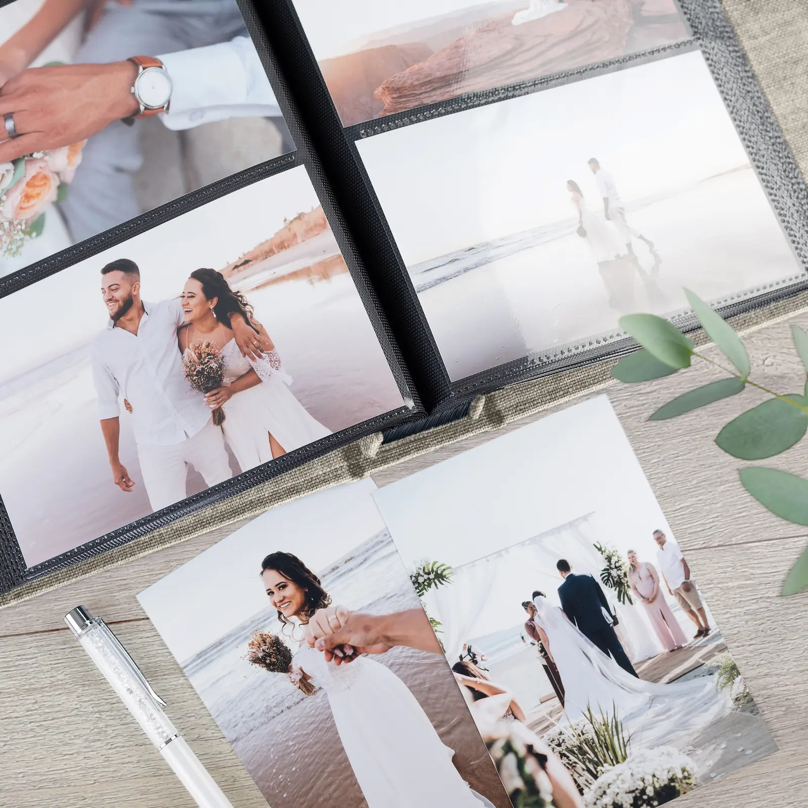 Linen Slip In Photo Album for 40-400 4x6 or 5x7 Photos - Image 4