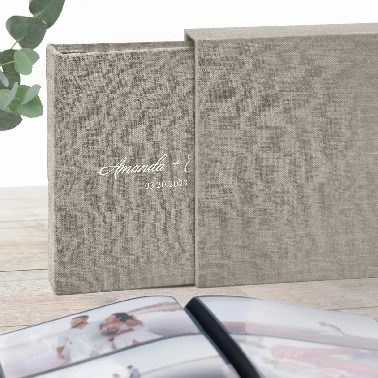 Linen Slip In Photo Album for 40-400 4x6 or 5x7 Photos - Image 5