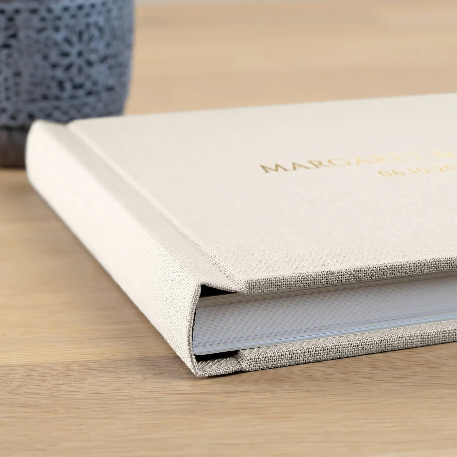 Linen Lay Flat Photo Album - Image 3