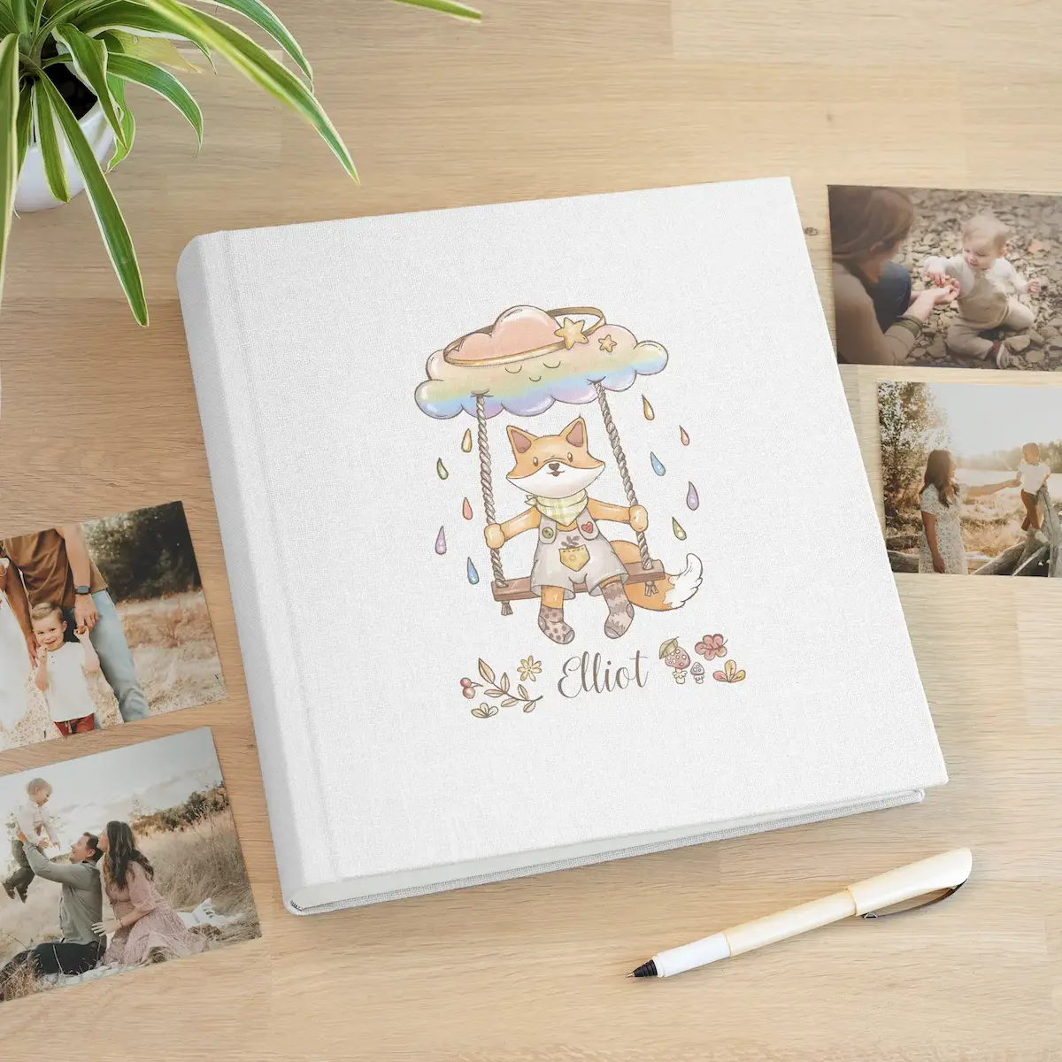 Linen Baby Traditional Photo Album