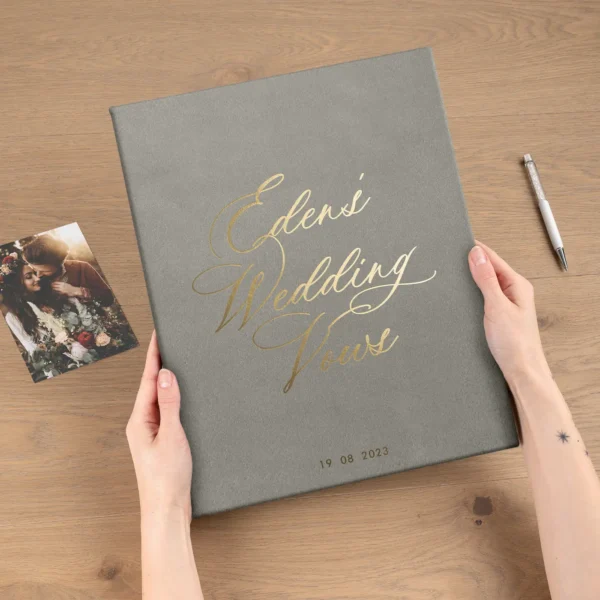 Suede Vow Books, A4-US Letter