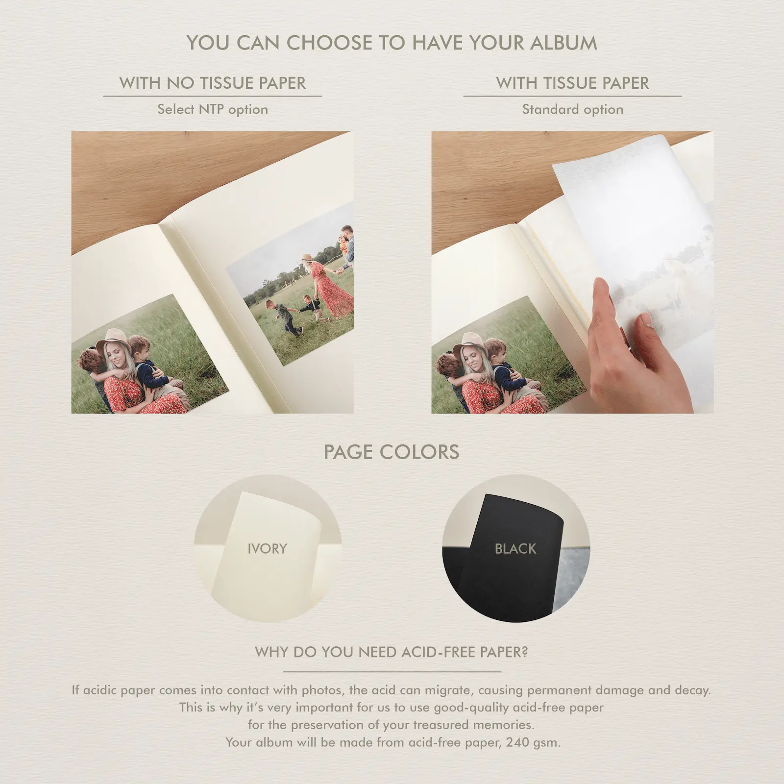 Eco Leather Traditional Photo Album - Image 9