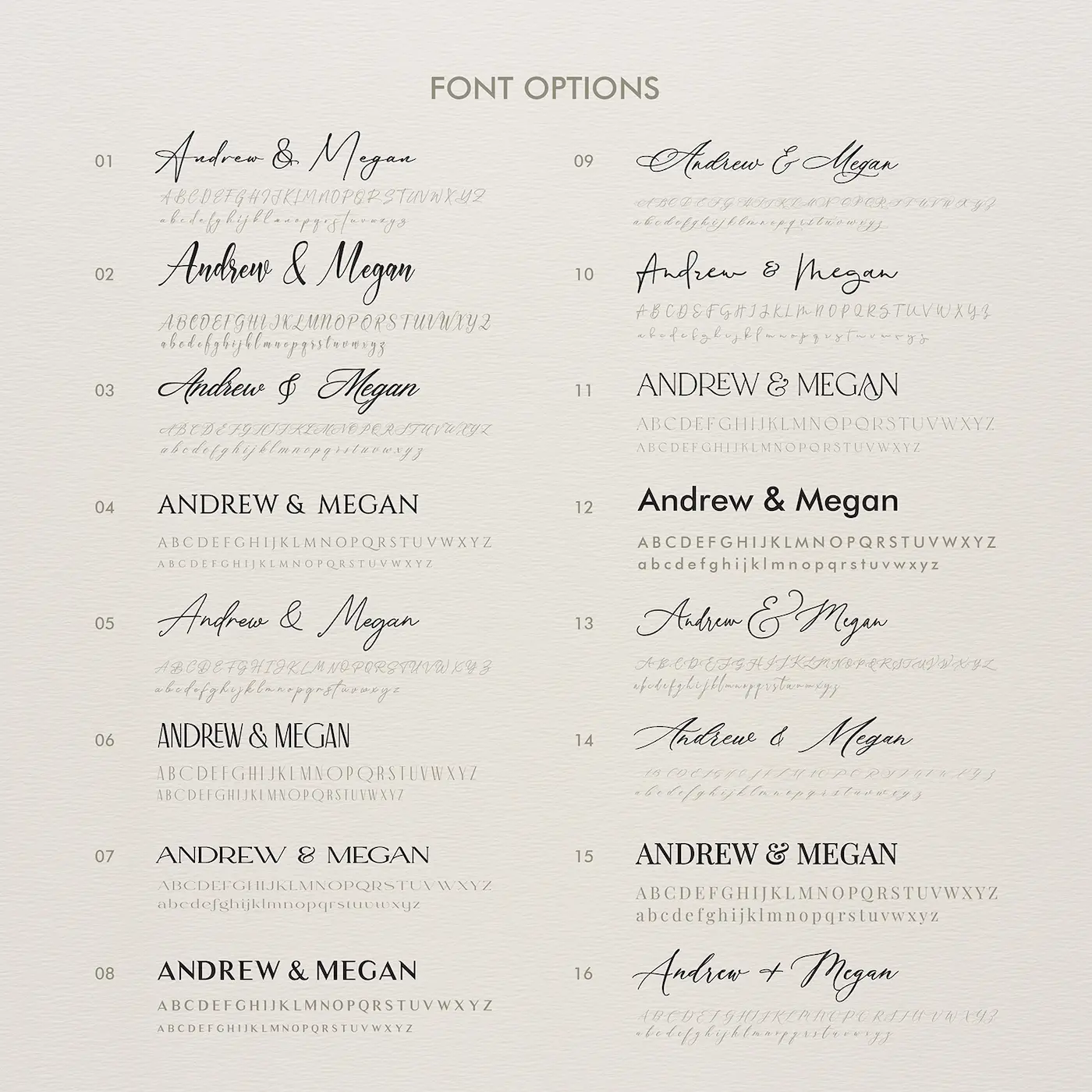 Linen Wedding Guest Book UV W13 - Image 9