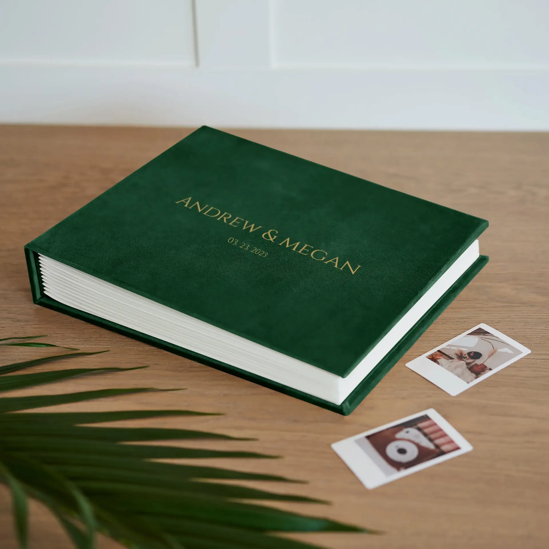 Velvet Wedding Guest Book - Image 4