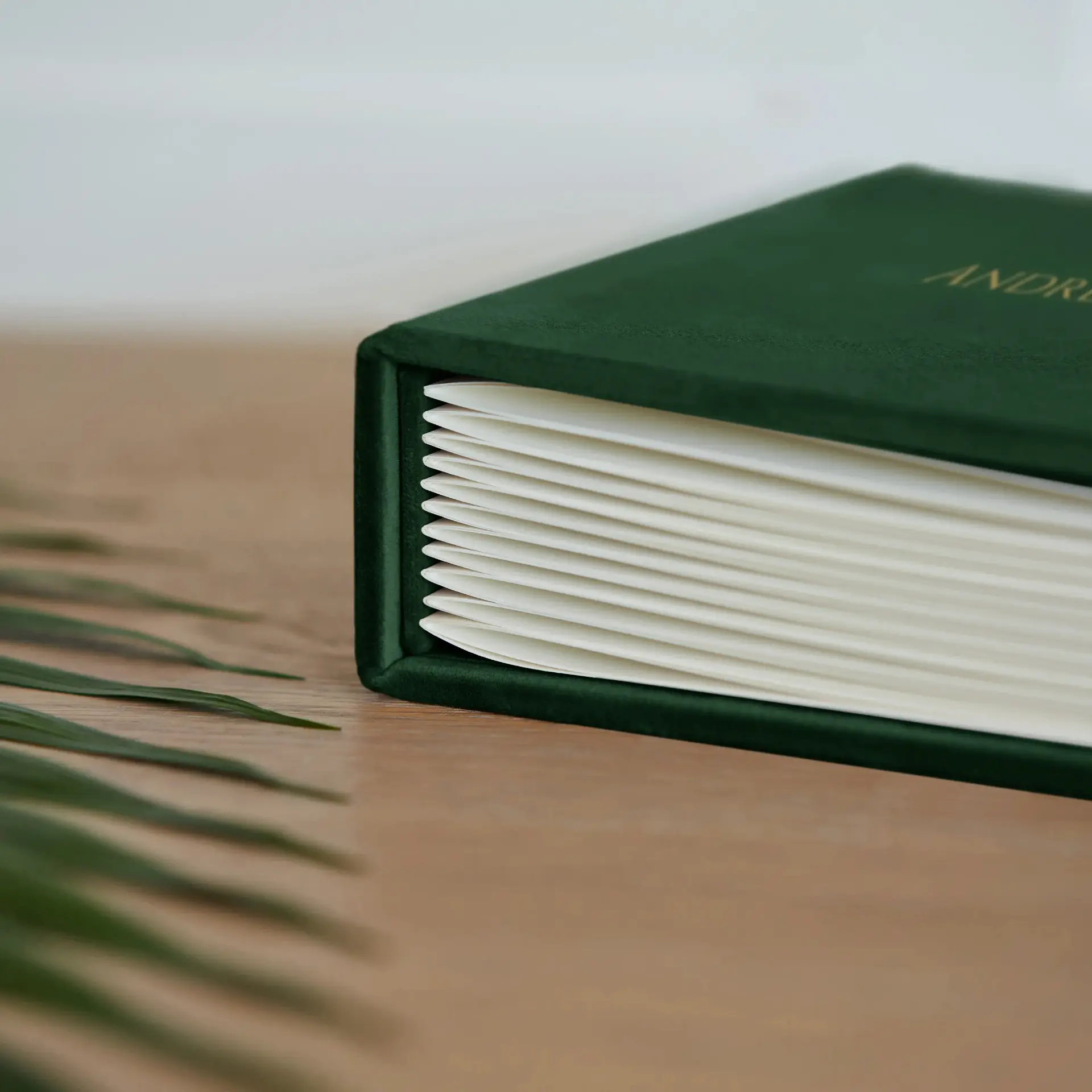 Velvet Wedding Guest Book - Image 5