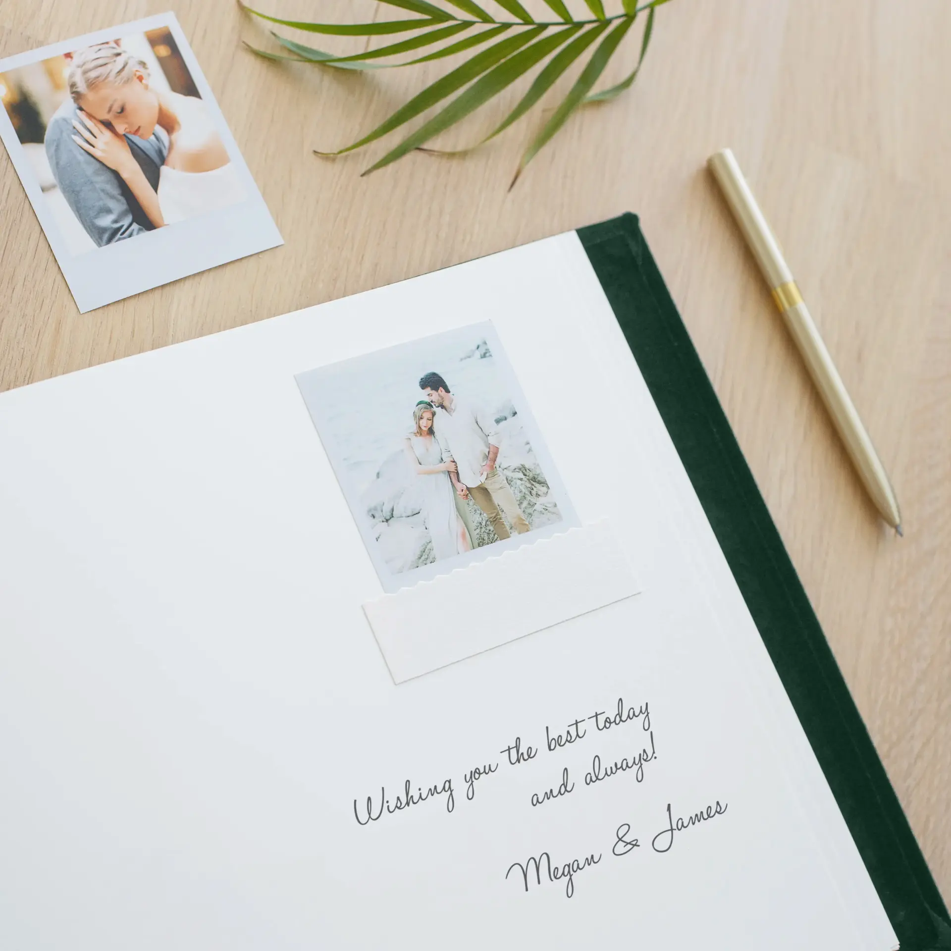 Velvet Wedding Guest Book - Image 3