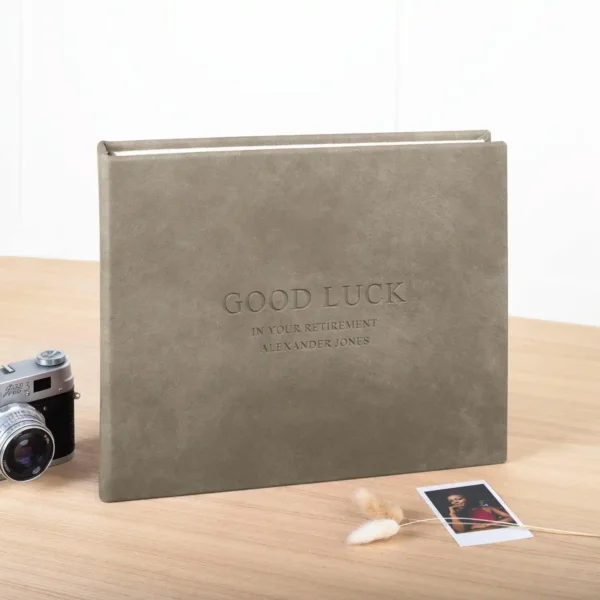 Leather Retirement Book