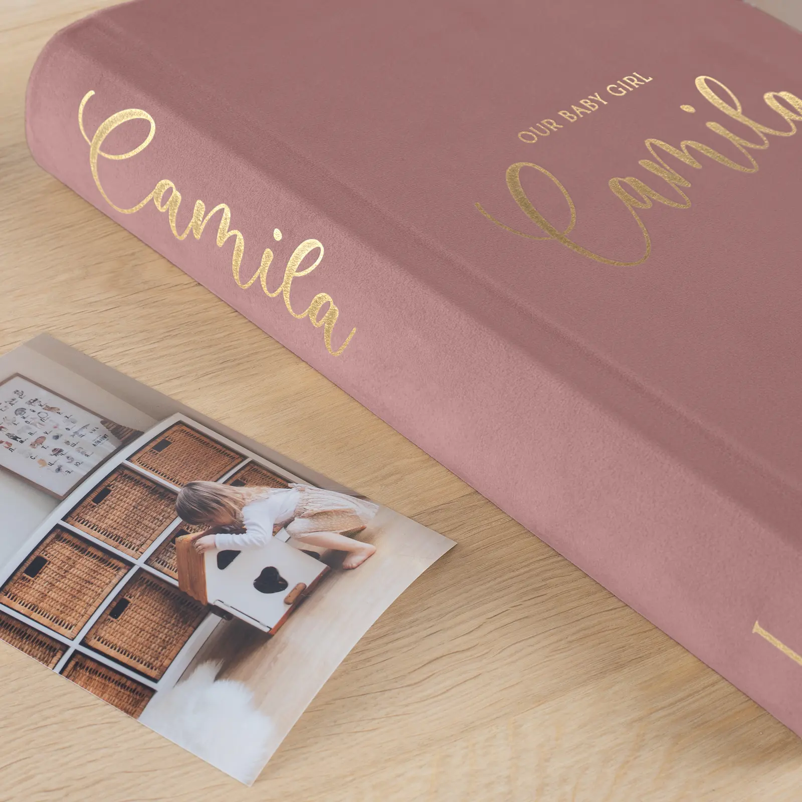 Velvet Baby Slip In Photo Album for 300 4x6 Photos - Image 4