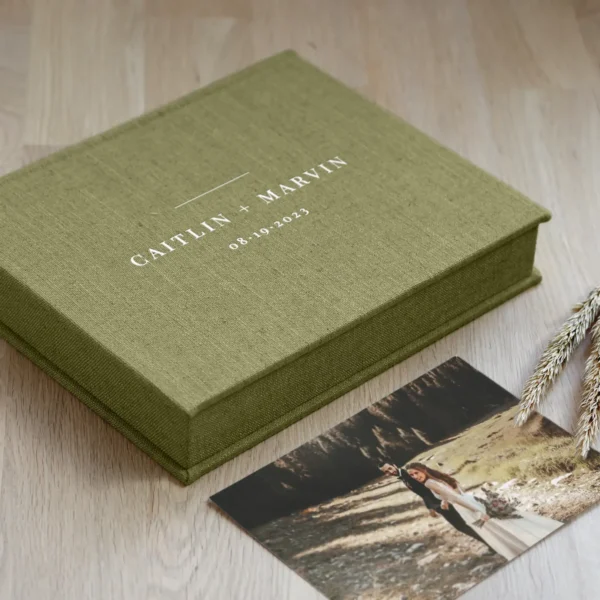 Linen Keepsake Box