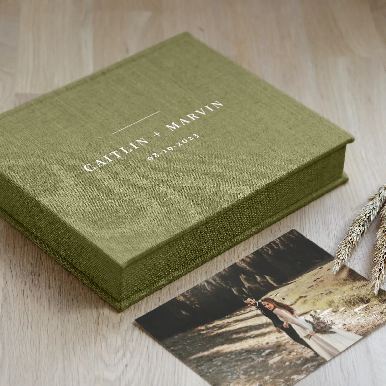 Linen Keepsake Box