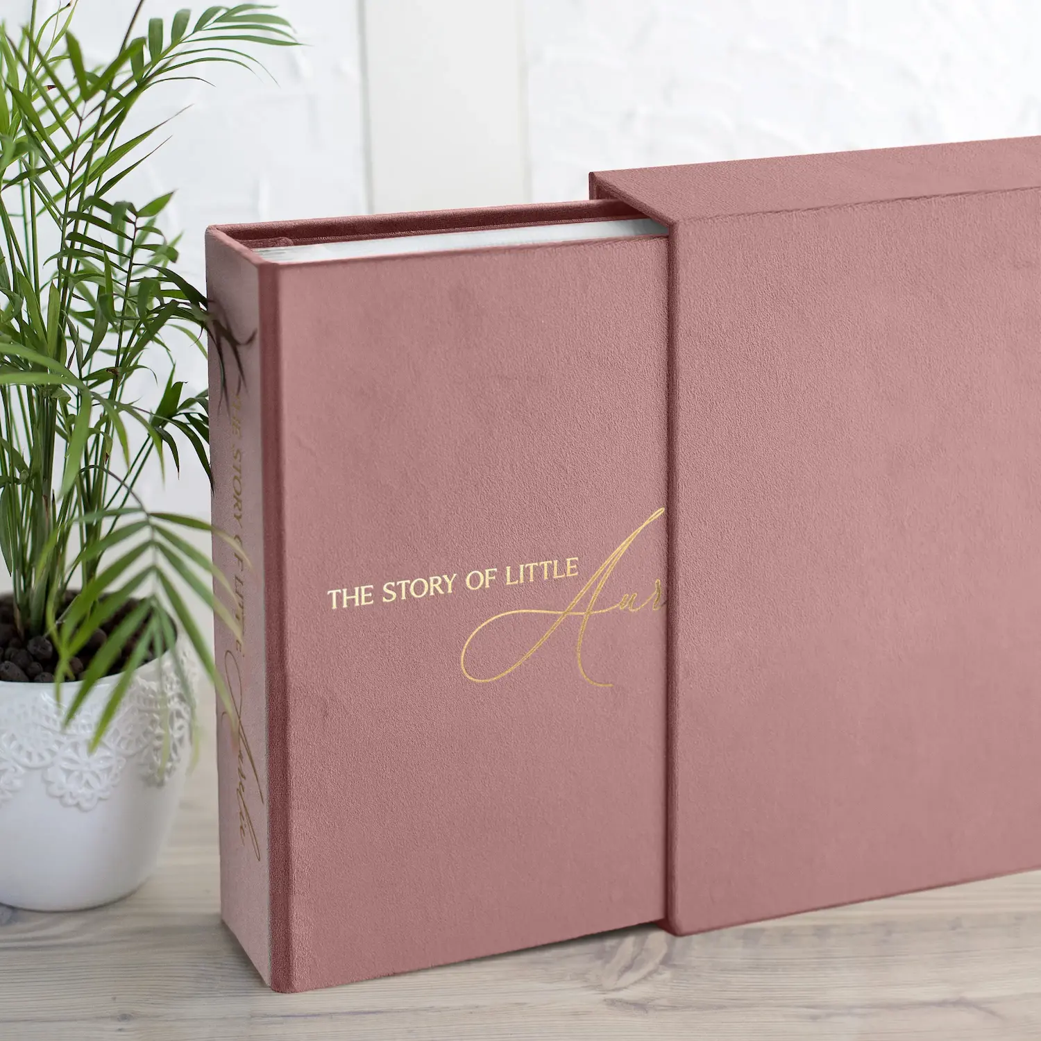 Velvet Baby Slip In Photo Album for 8x10 Photos - Image 6