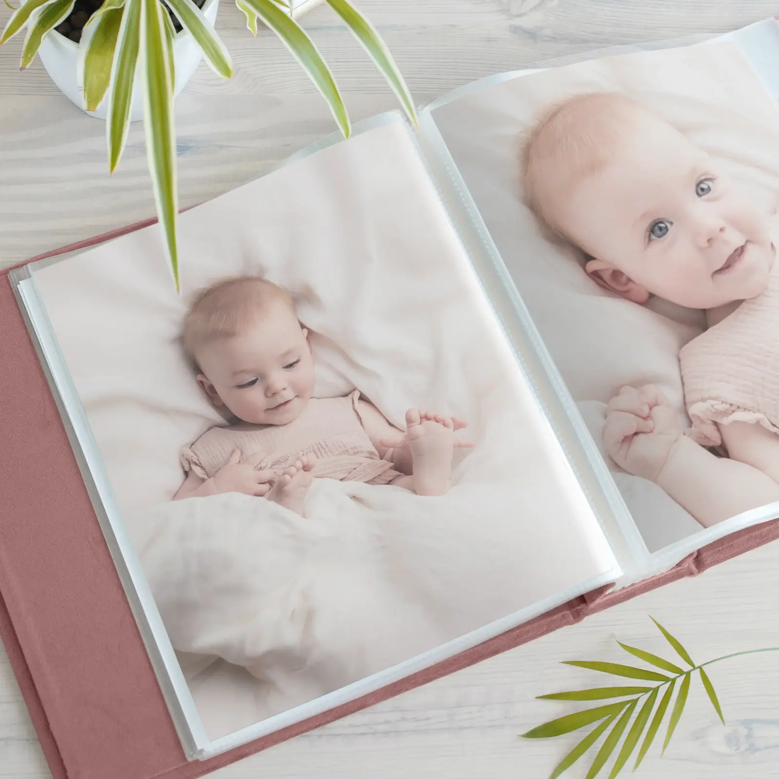 Velvet Baby Slip In Photo Album for 8x10 Photos - Image 2