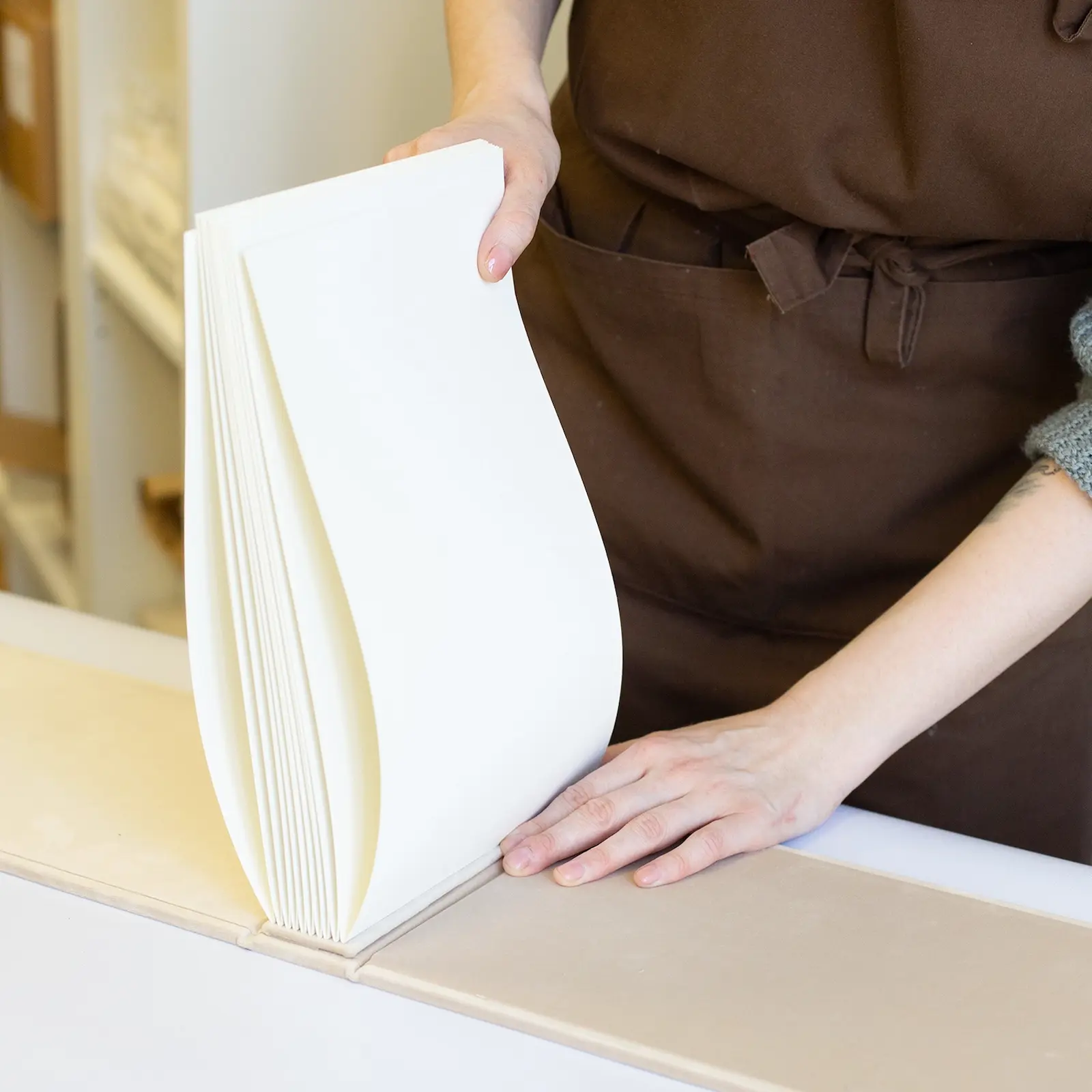 Eco Leather Wedding Guest Book - Image 5