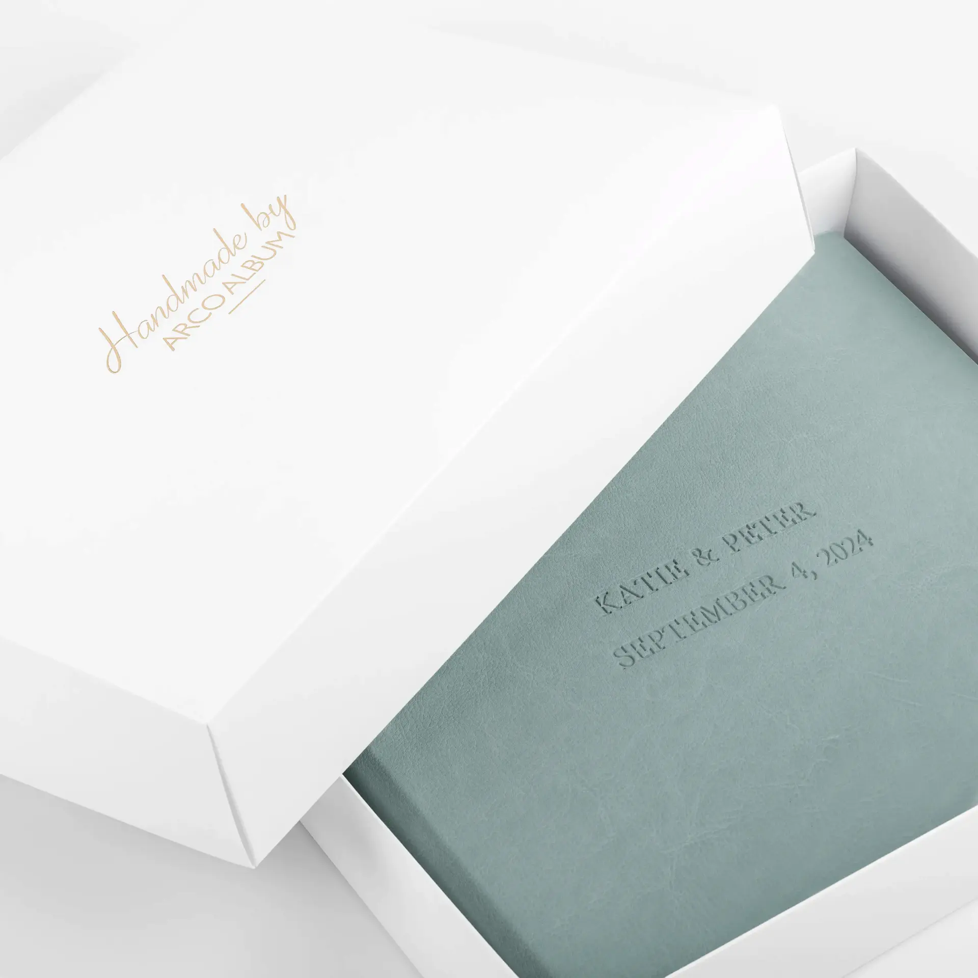 Eco Leather Wedding Guest Book - Image 3
