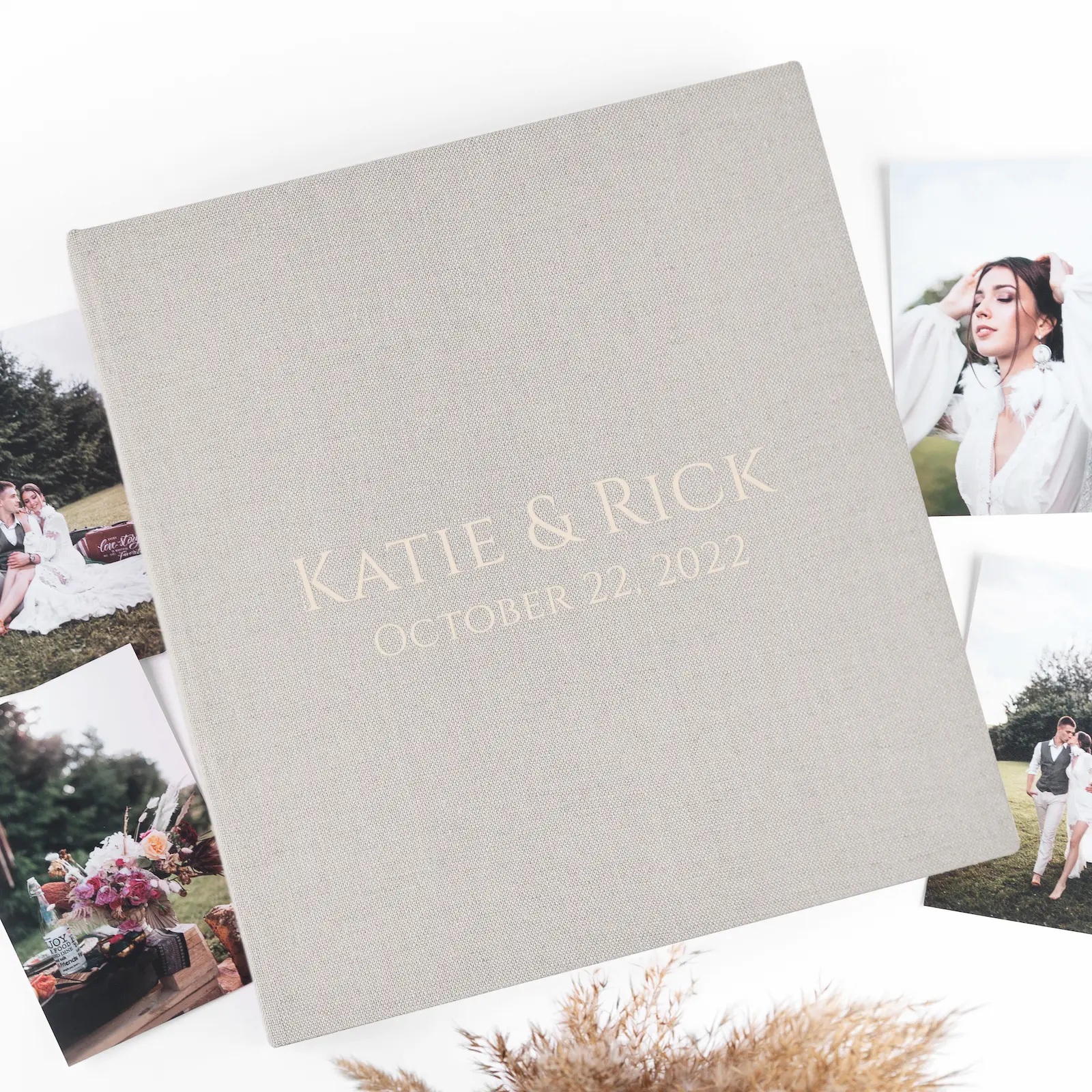 Linen Self-Adhesive Ring Binder - Image 4