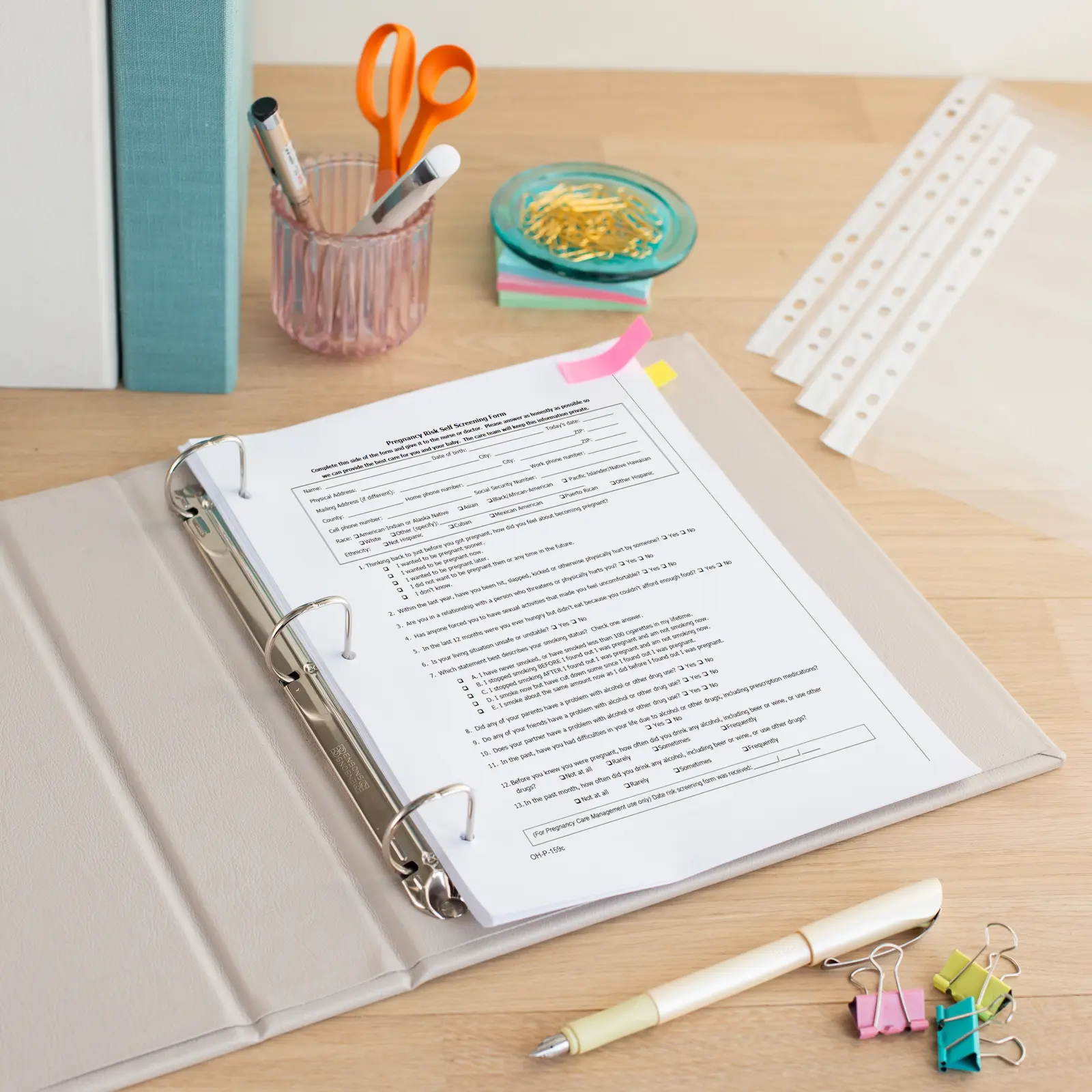 Eco Leather Ring Binder UV - Image 2
