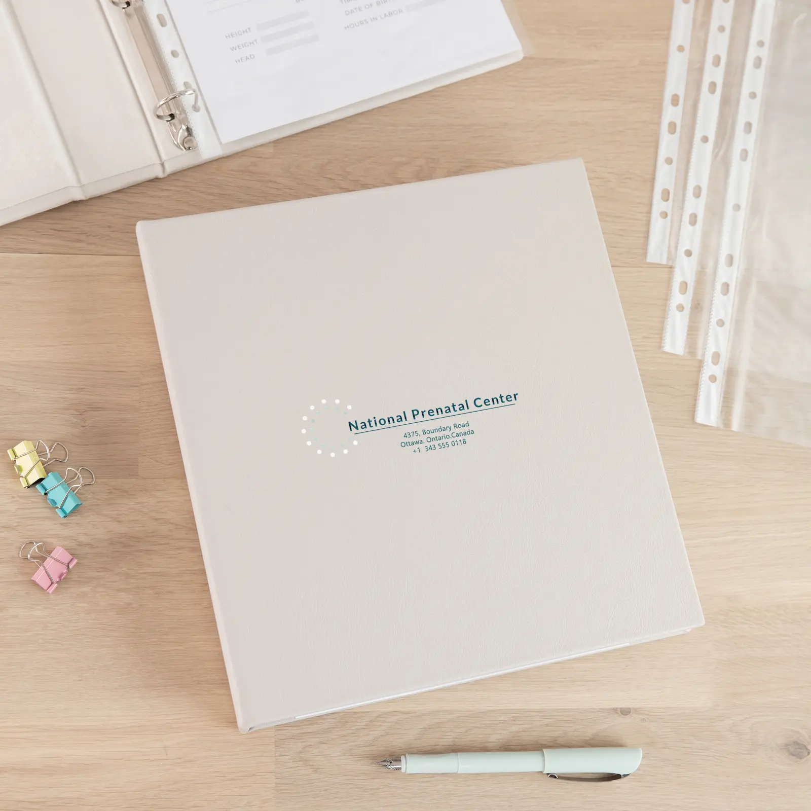 Eco Leather Ring Binder UV - Image 5