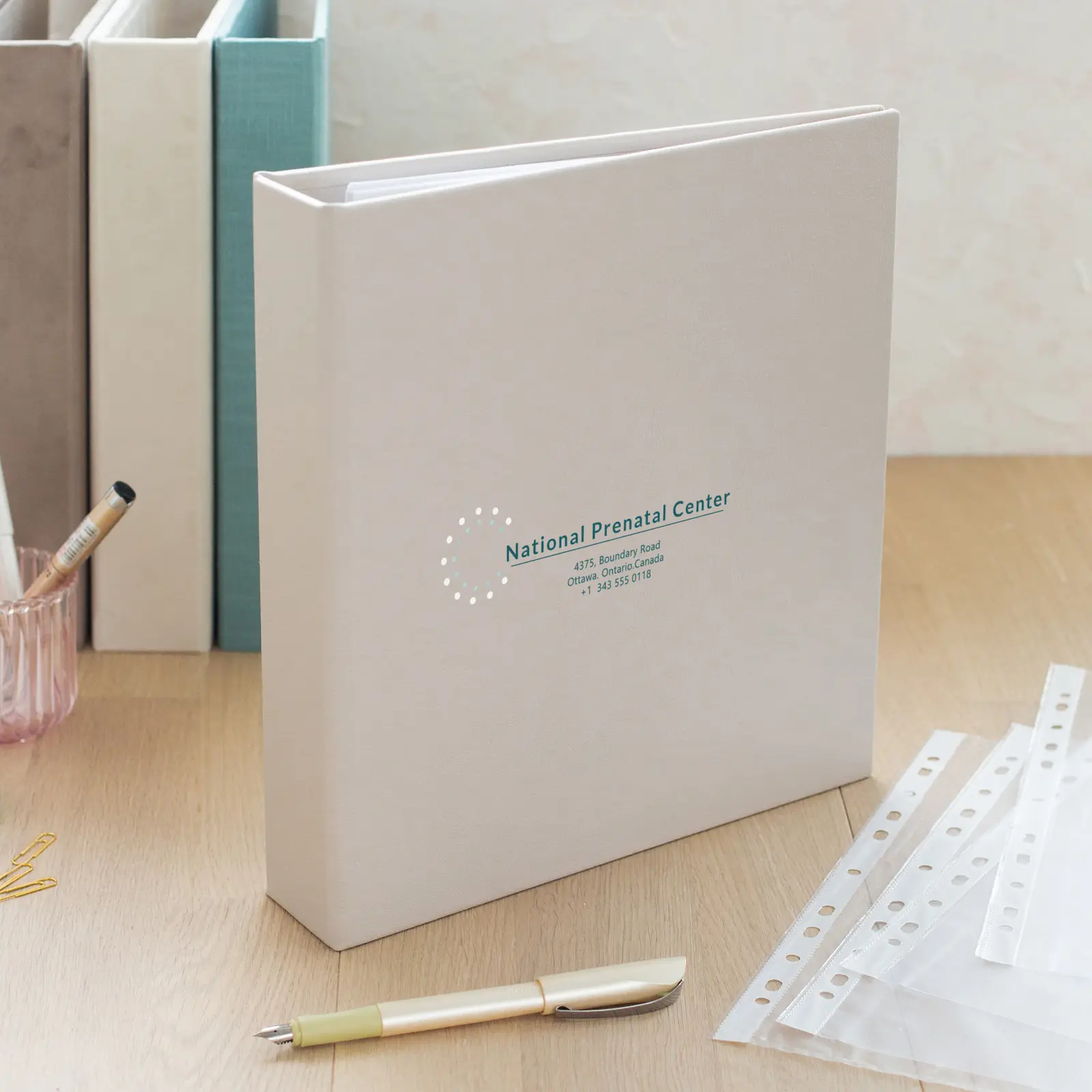 Eco Leather Ring Binder UV