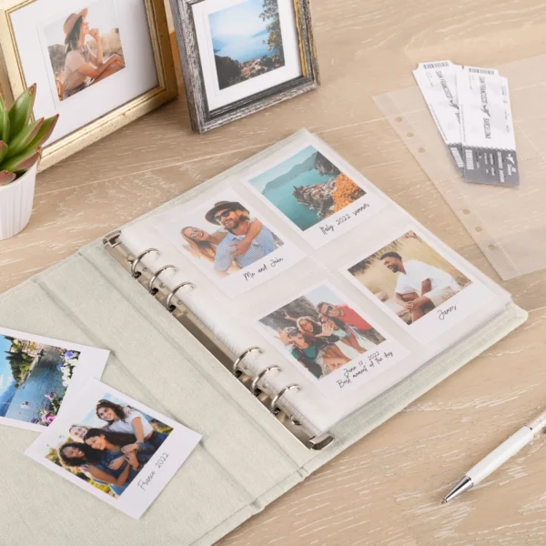 Linen Instax Square Photo Album