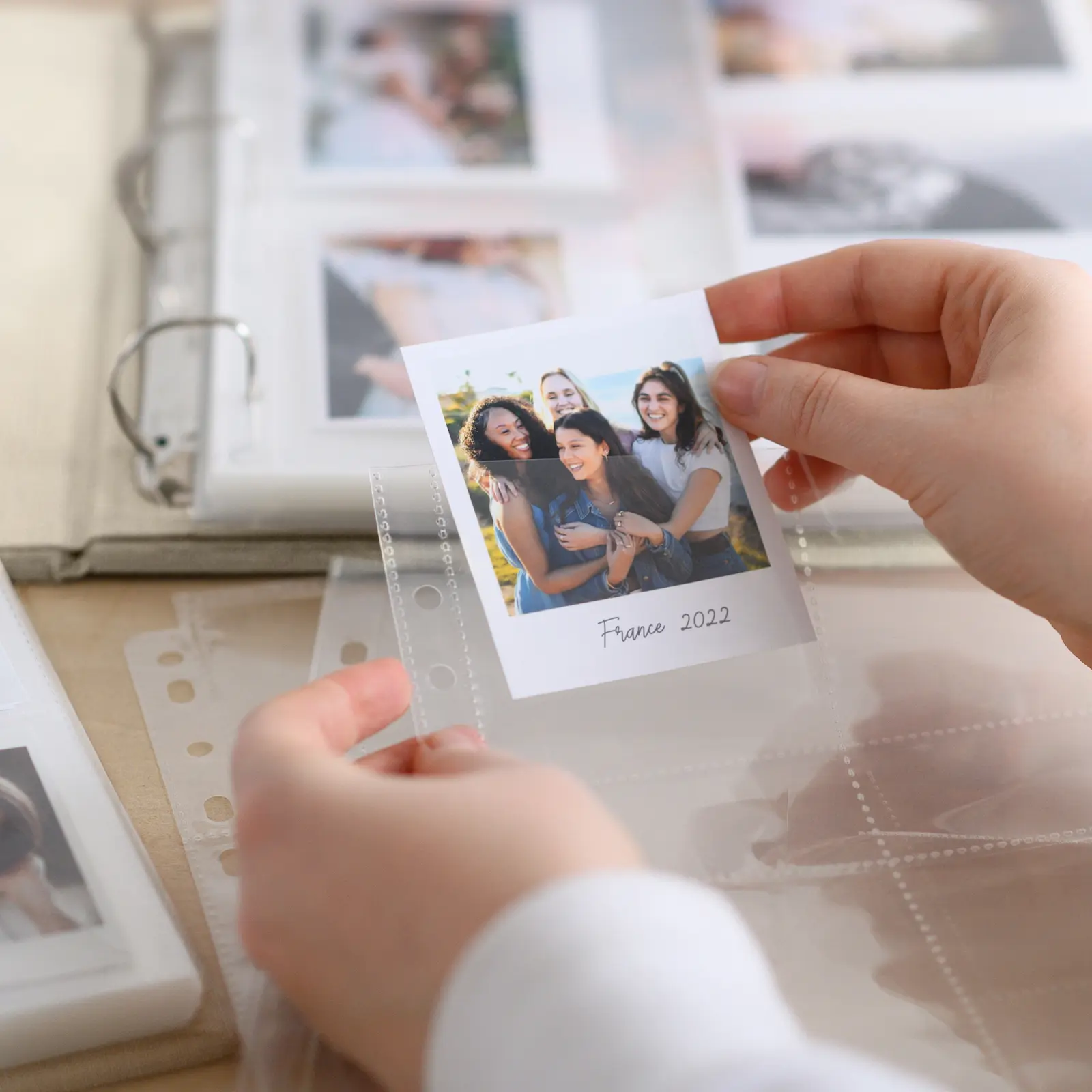 Linen Instax Square Photo Album - Image 4