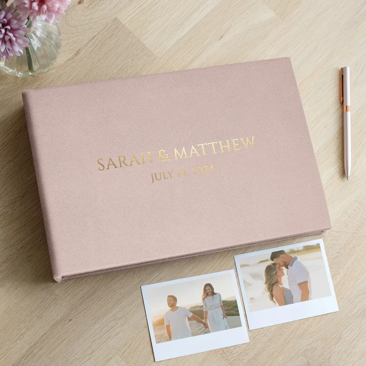Macau Soft Wedding Guest Book